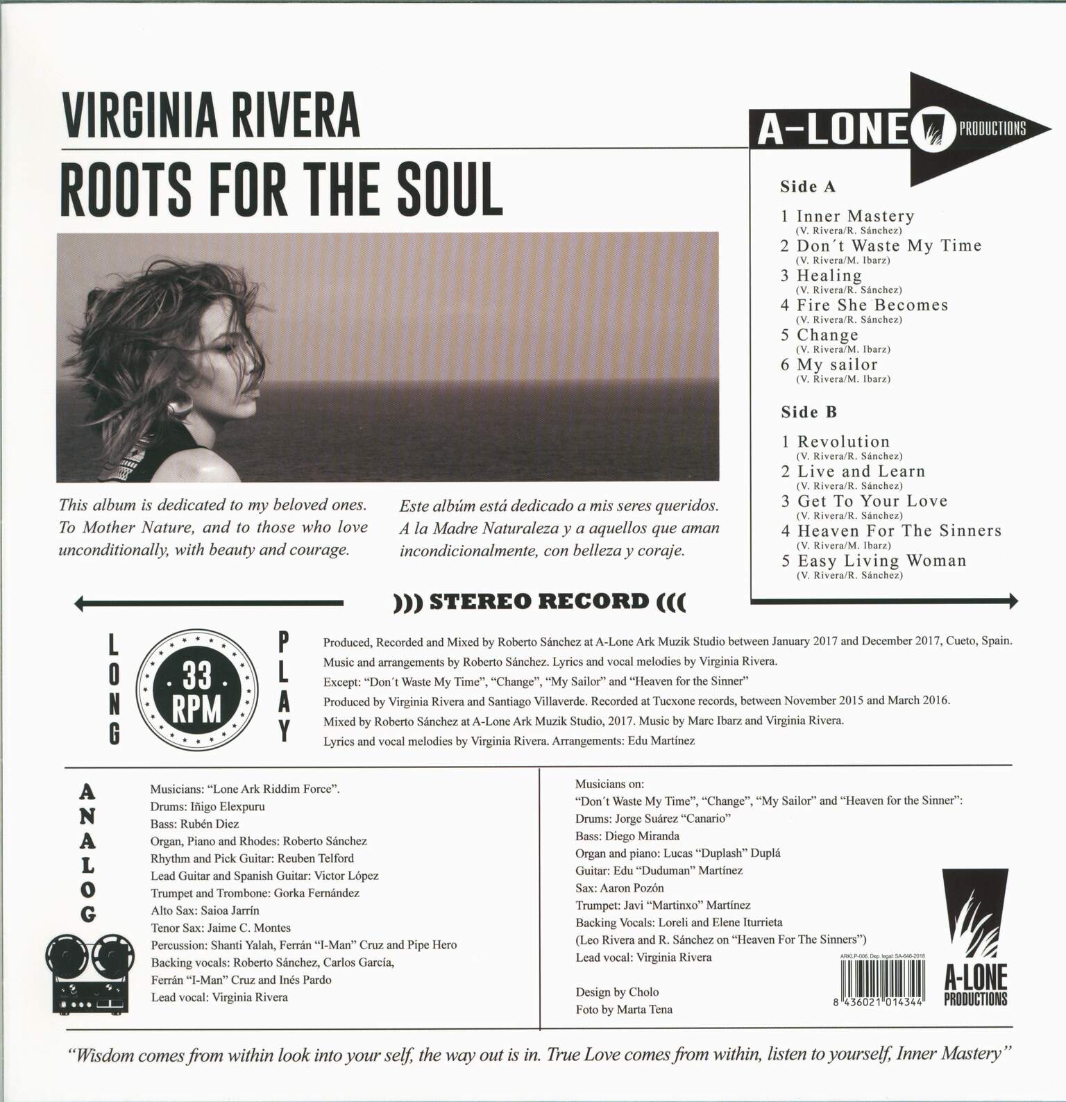 Virginia Rivera: Roots For The Soul, 1×LP (Vinyl)