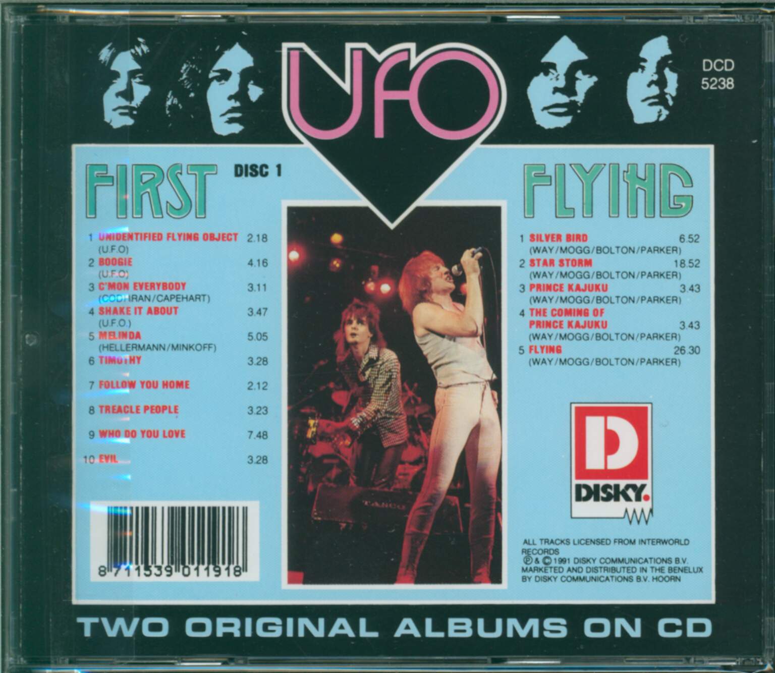 UFO: First & Flying, 2×CD