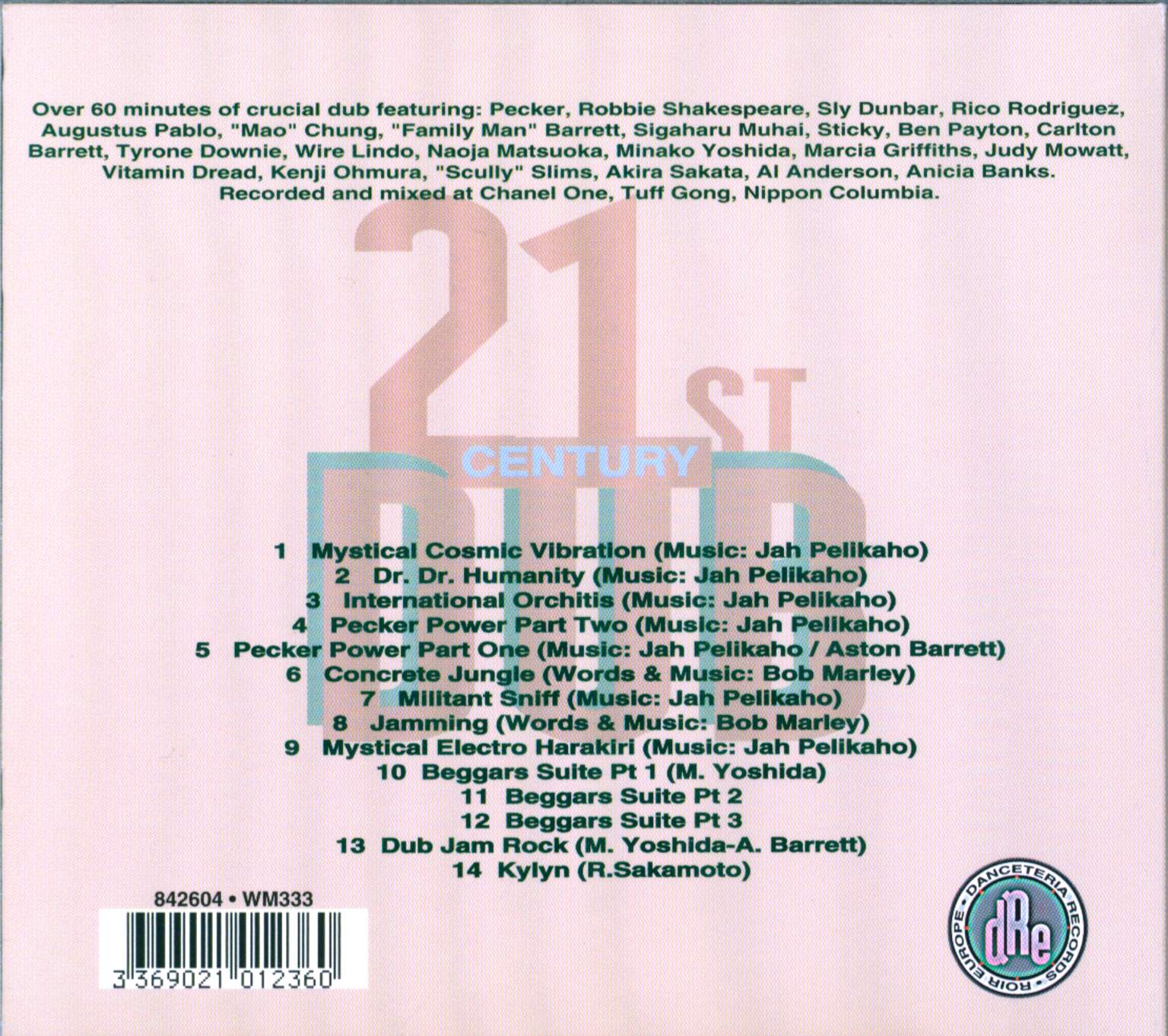 Pecker: 21st Century Dub, 1×CD