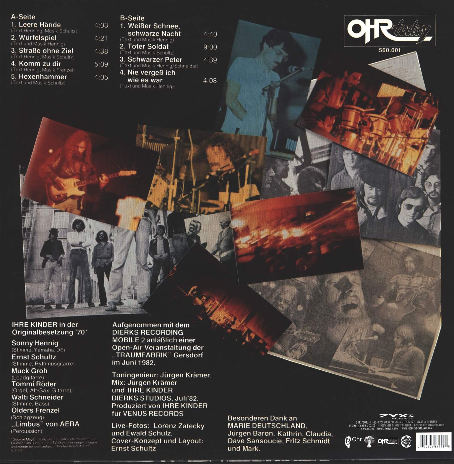 Ihre Kinder: Live '82, 1×LP (Vinyl)