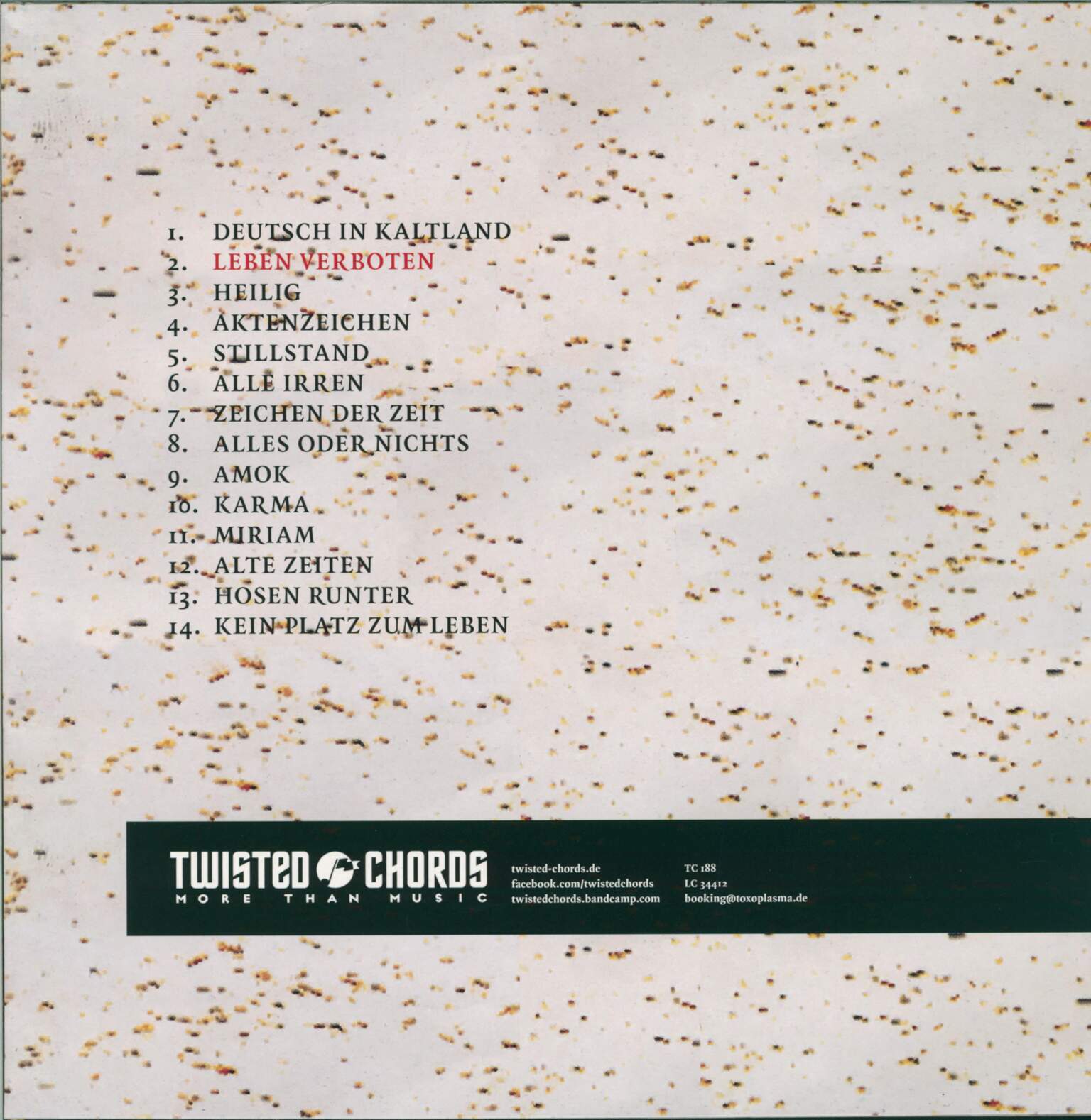 Toxoplasma: Leben Verboten, 1×LP (Vinyl)