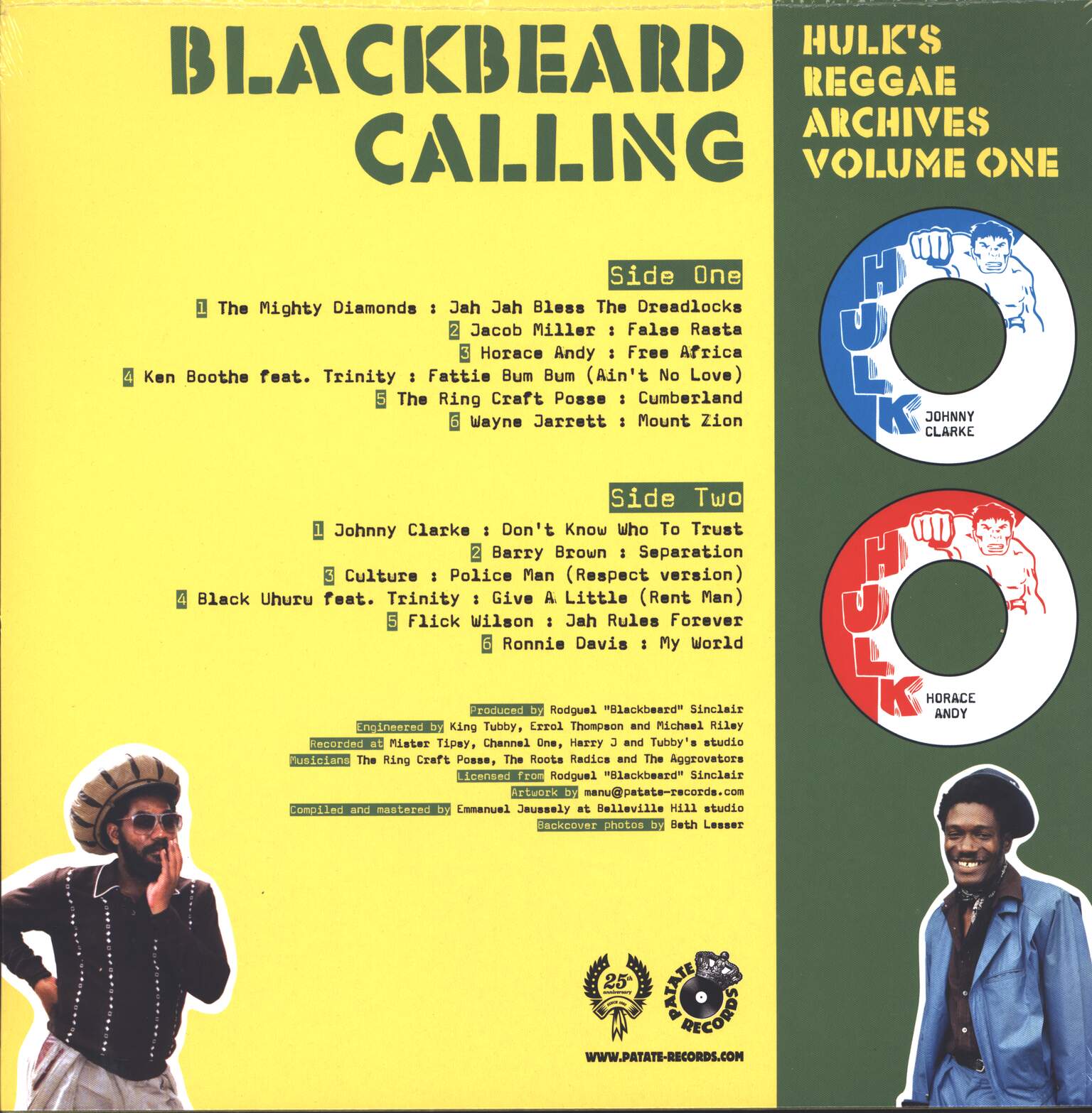 Various: Blackbeard Calling - Hulk's Reggae Archives Volume One, 1×LP (Vinyl)