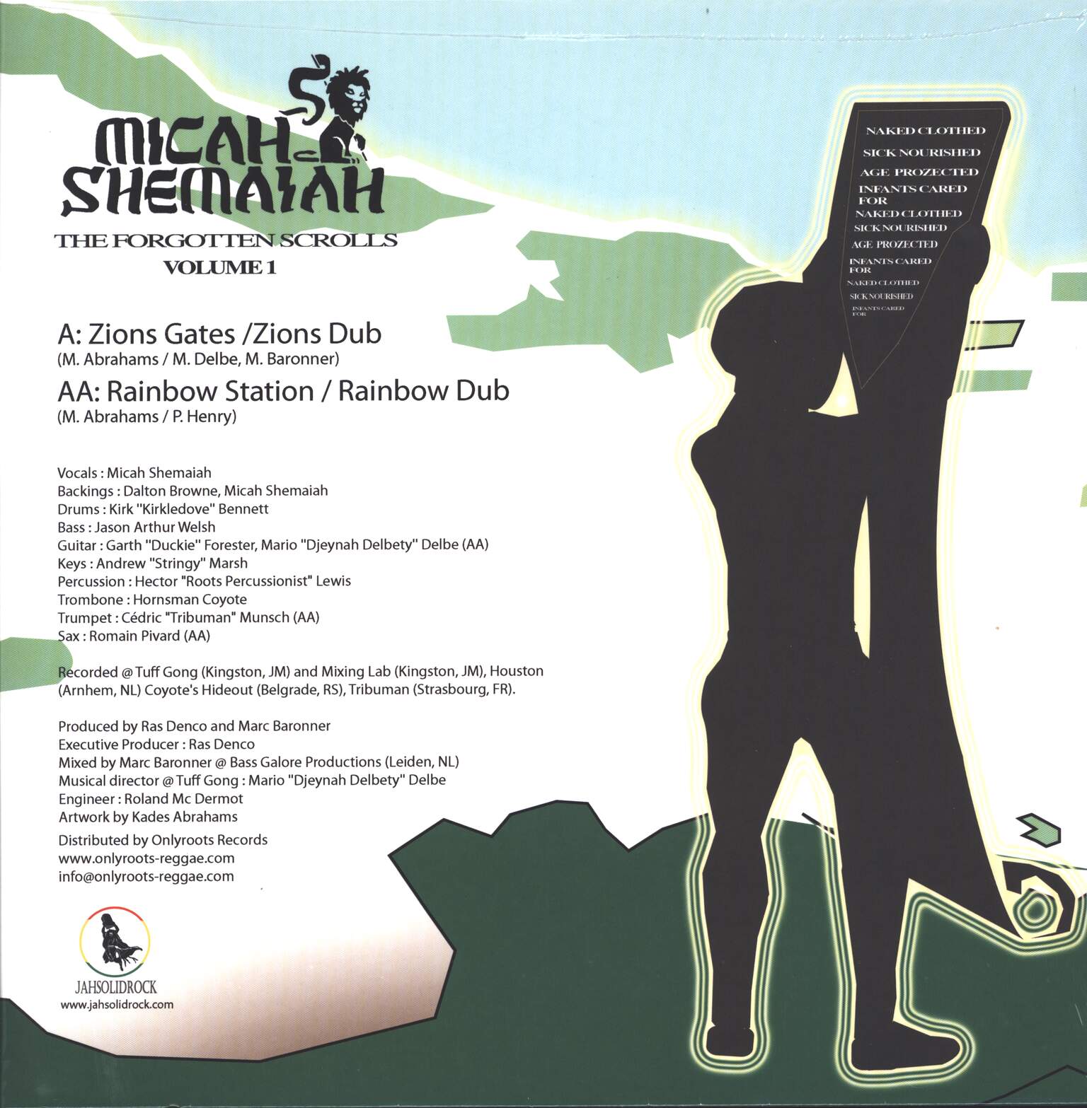 Micah Shemaiah: Zions Gates (Forgotten Scrolls Vol 1), 1×12" Maxi Single (Vinyl)
