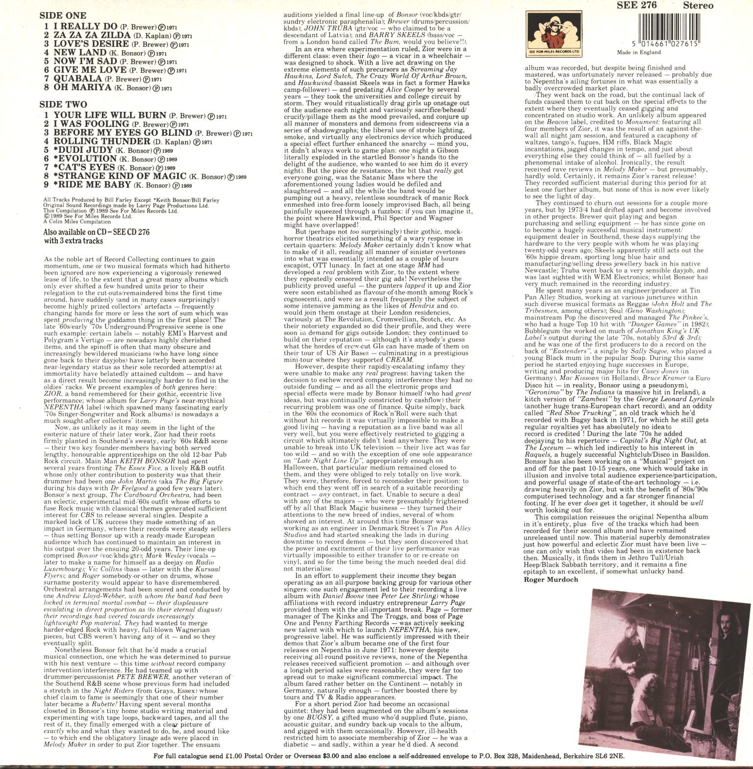 Zior: Zior ...Plus, 1×LP (Vinyl)