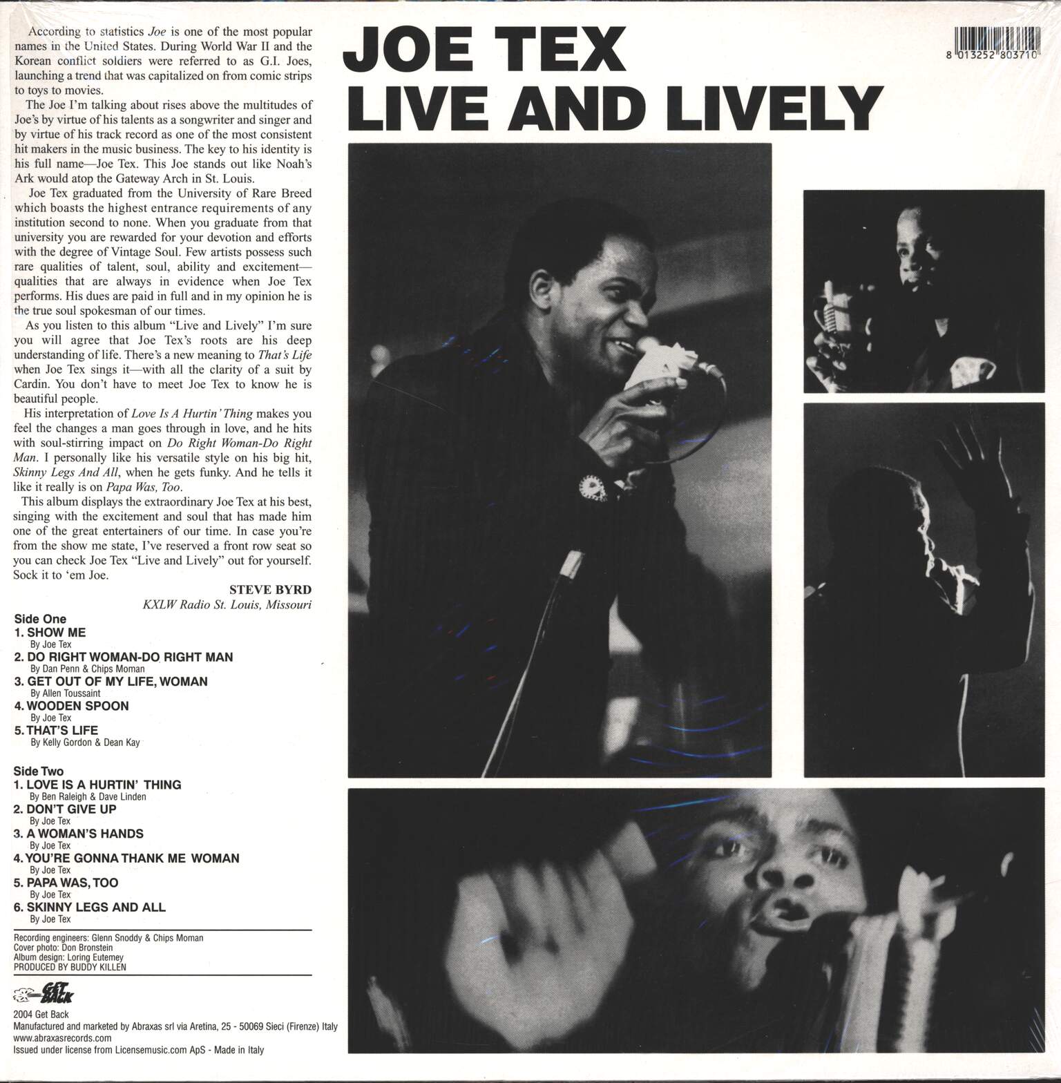 Joe Tex: Live And Lively, 1×LP (Vinyl)