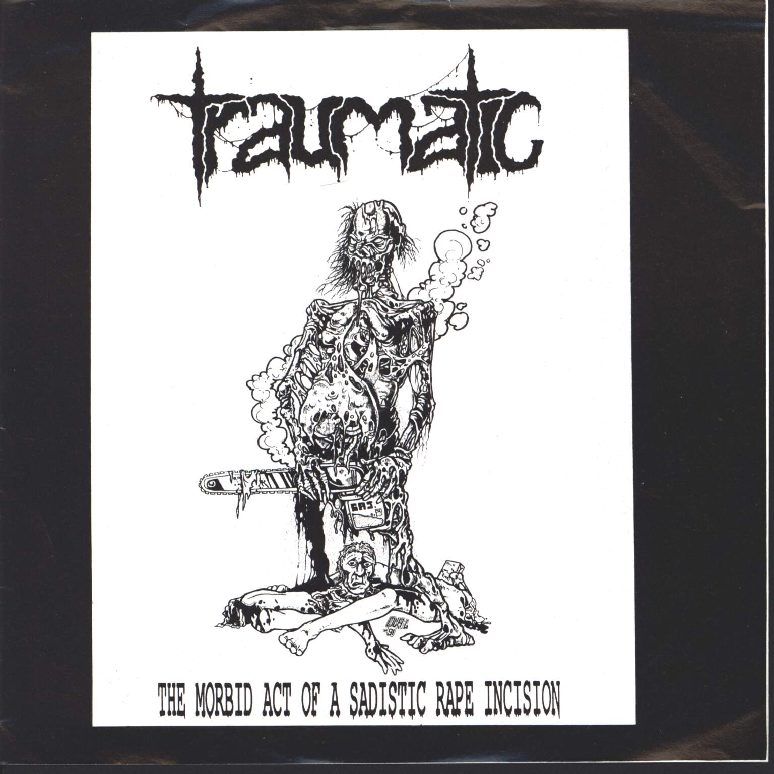 Traumatic: The Morbid Act Of A Sadistic Rape Incision, 1×7" Single (Vinyl)