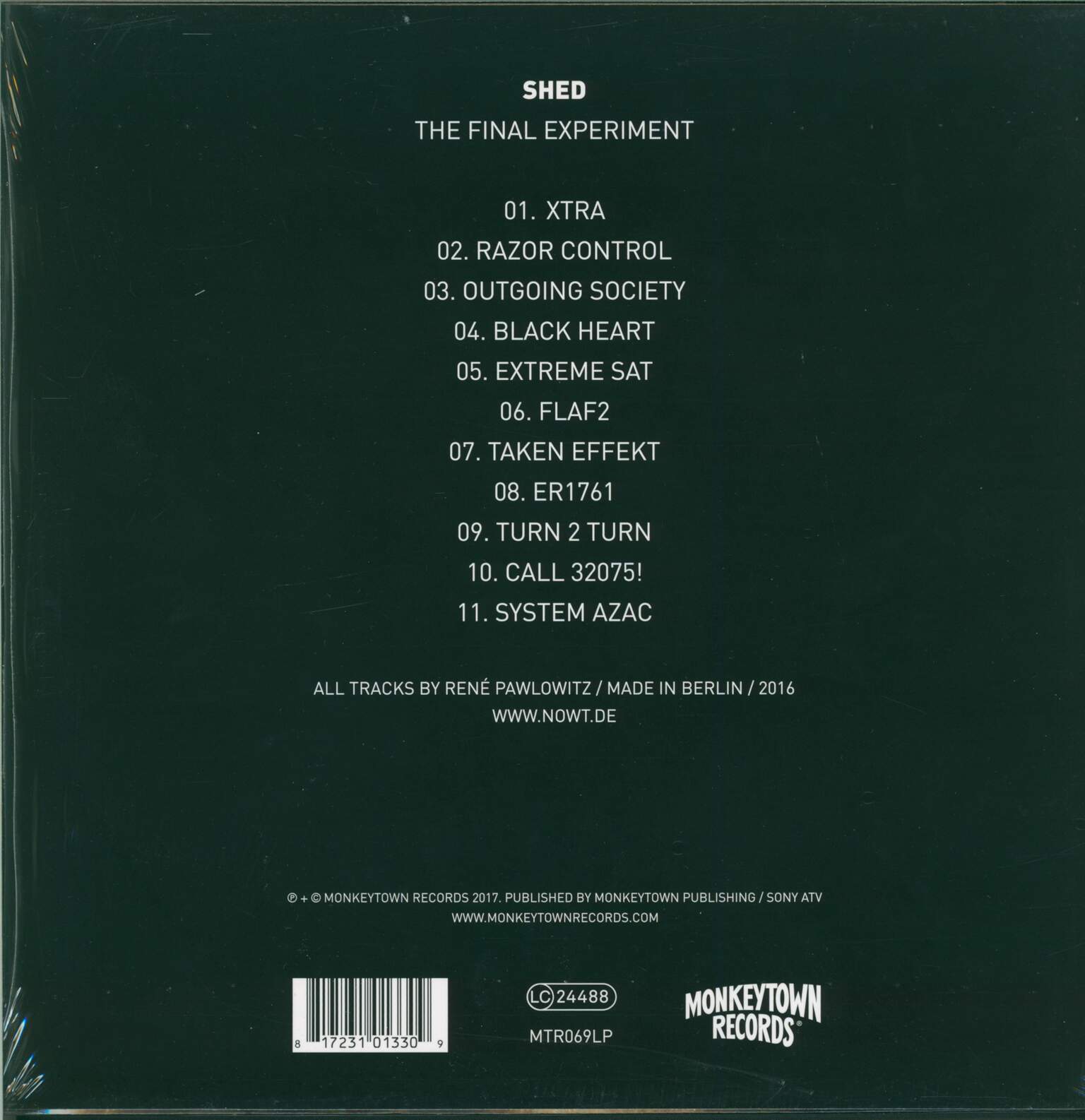 Shed: The Final Experiment, 2×LP (Vinyl)