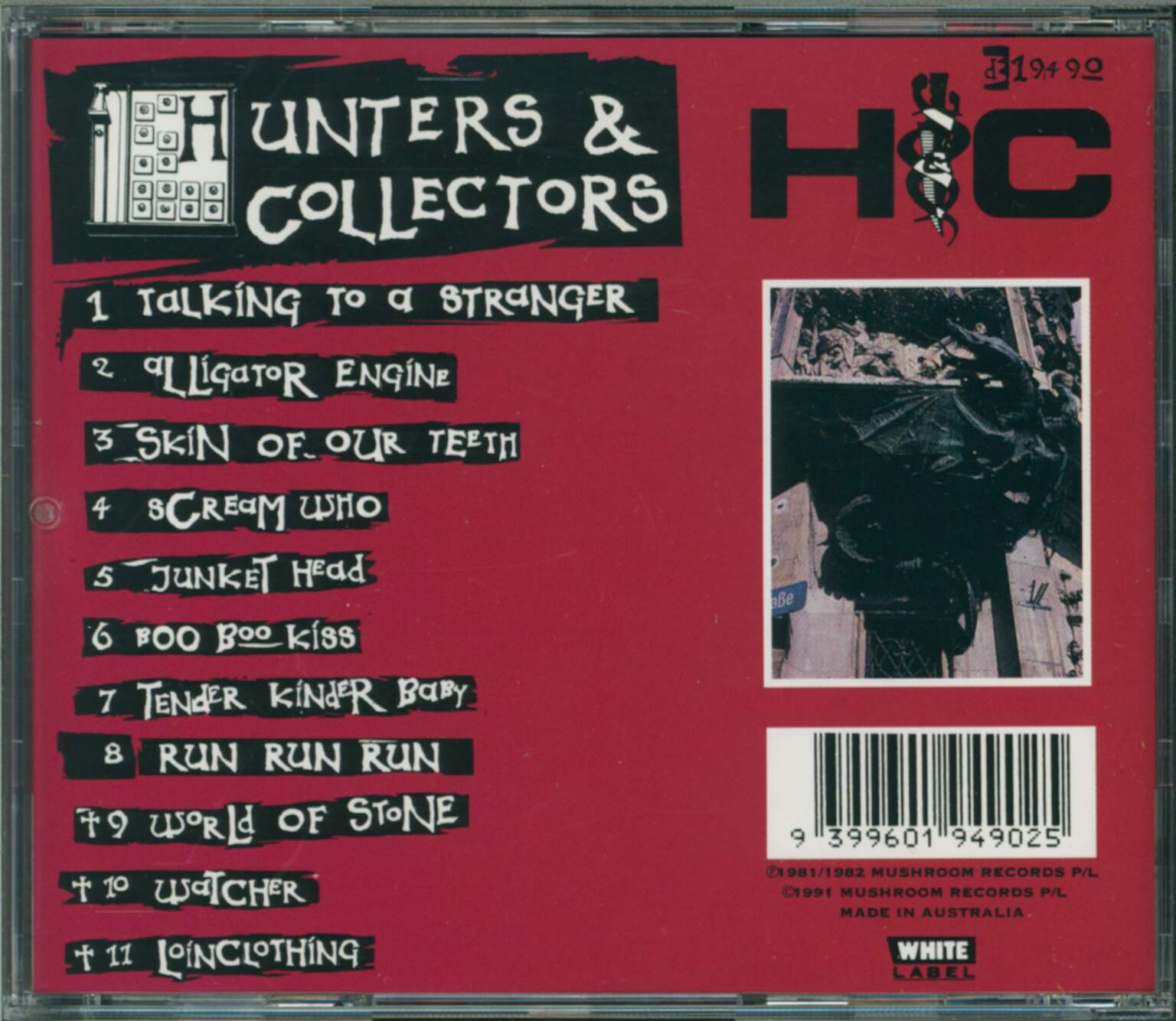 Hunters & Collectors: Hunters & Collectors, 1×CD