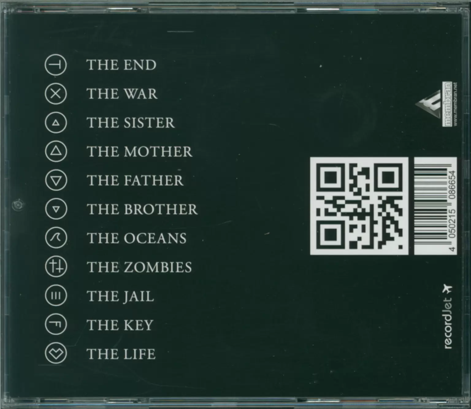 Kalt: The Invisible, 1×CD