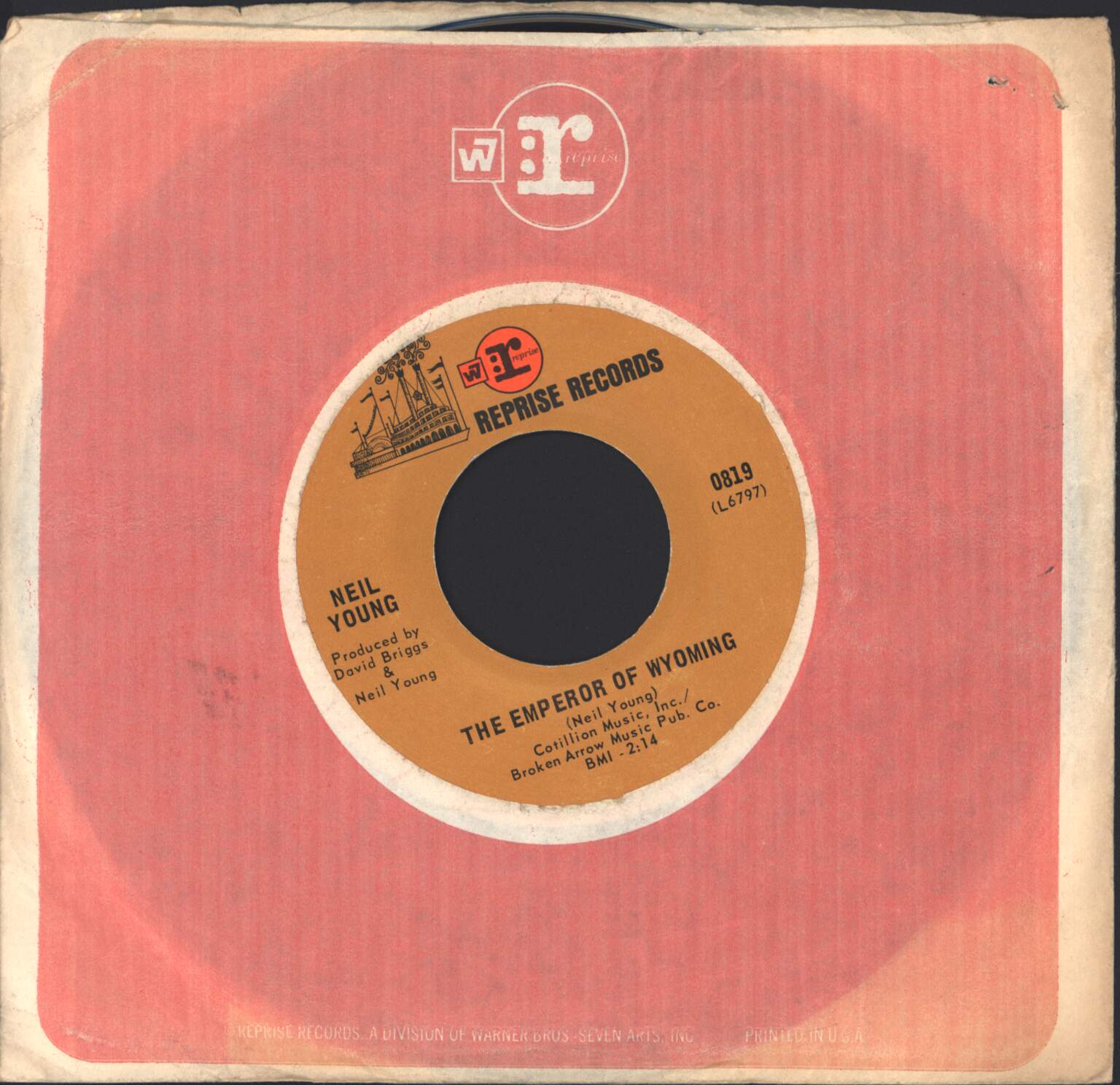 Neil Young & Crazy Horse: Everybody Knows This Is Nowhere / The Emperor Of Wyoming, 1×7" Single (Vinyl)