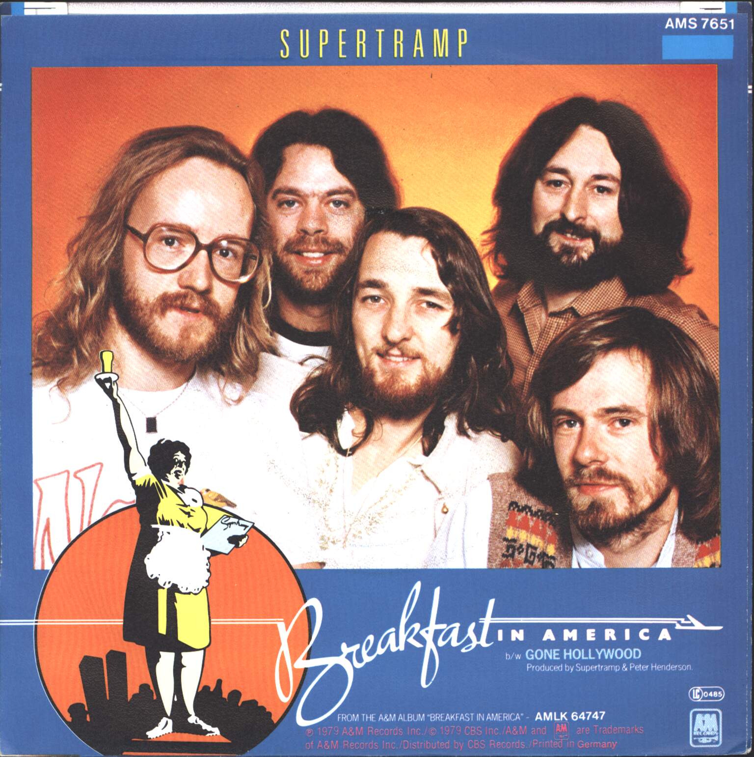 Supertramp: Breakfast In America, 1×7" Single (Vinyl)