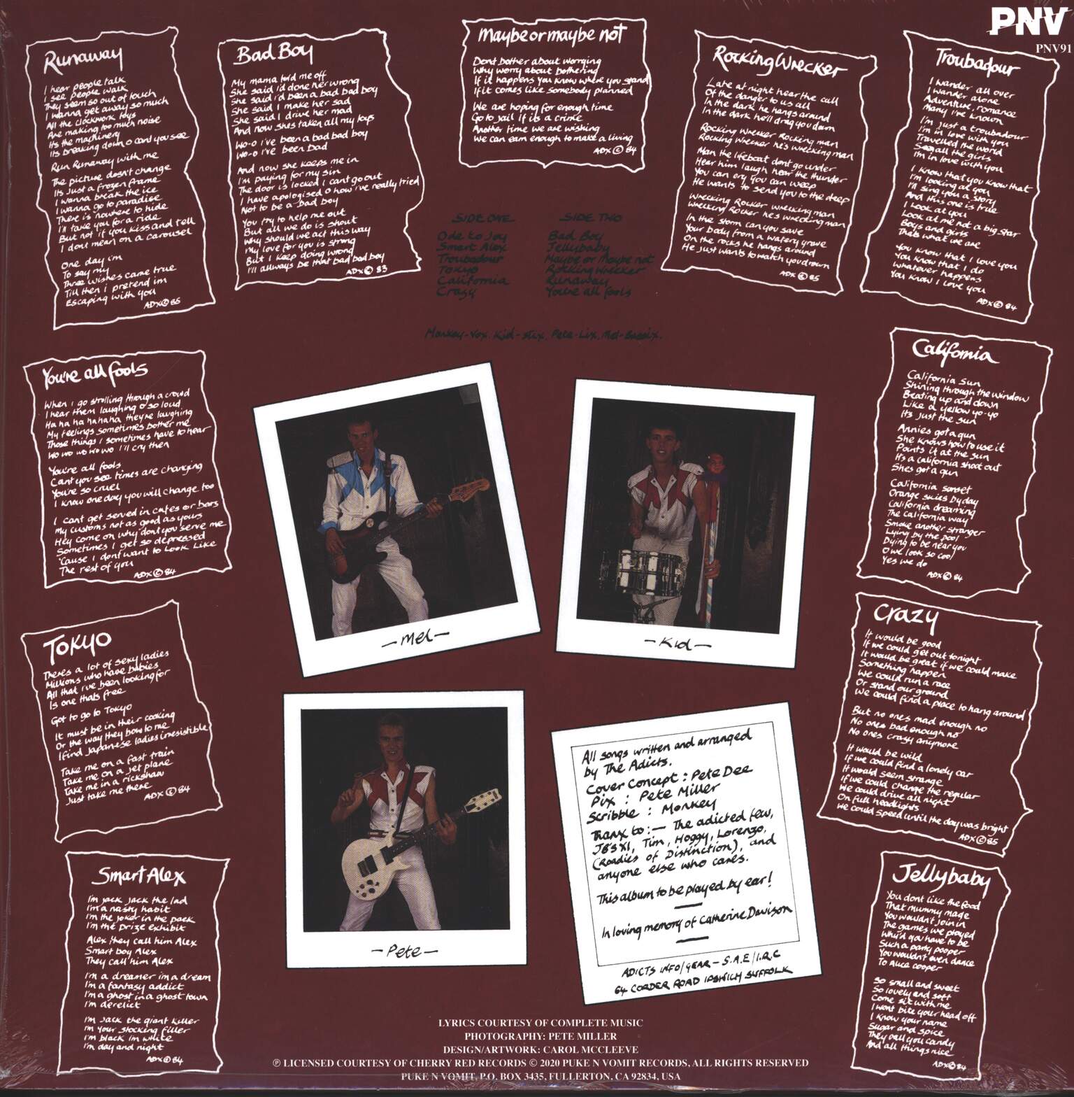 The Adicts: Smart Alex, 1×LP (Vinyl)