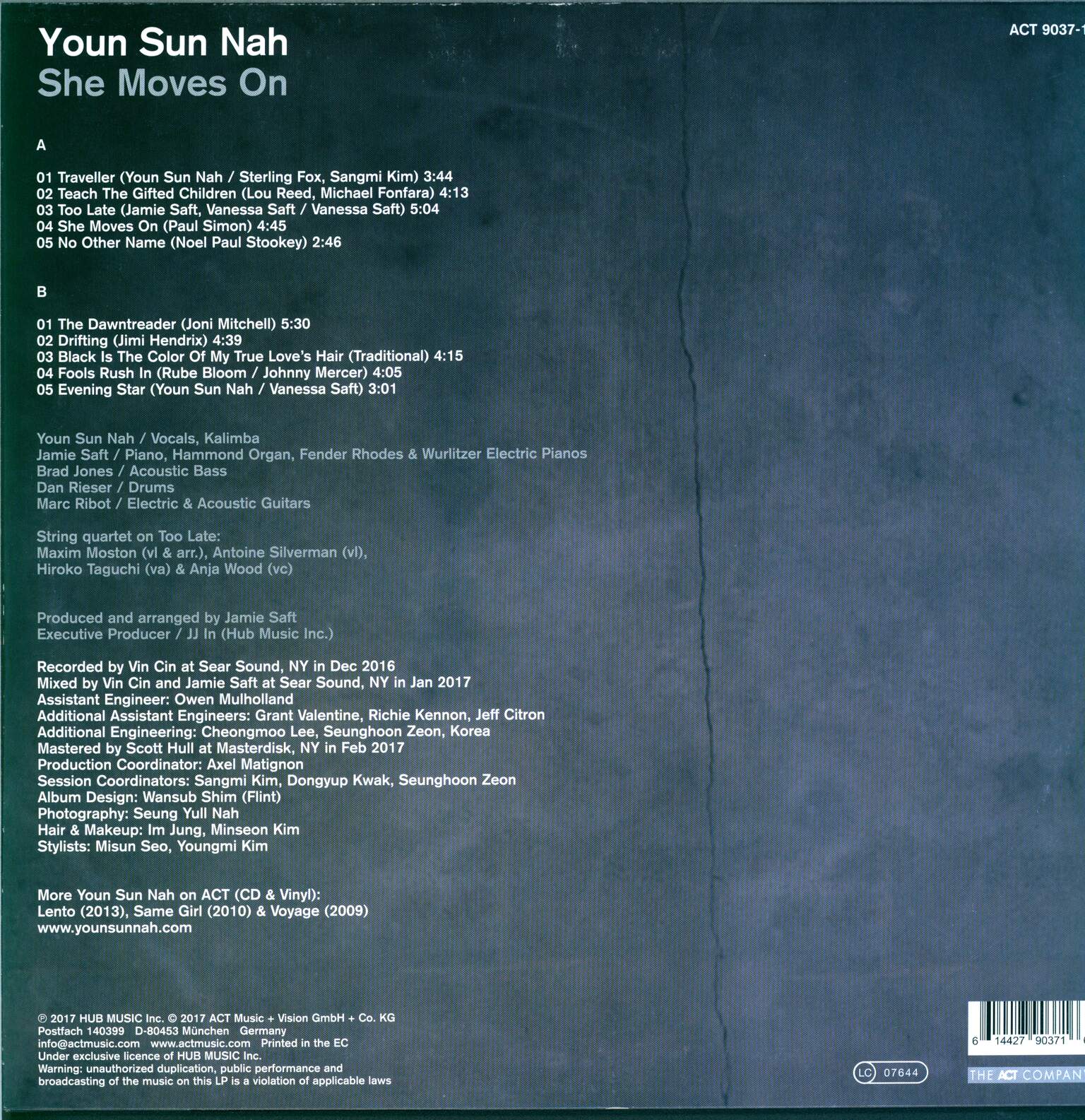Youn Sun Nah: She Moves On, 1×LP (Vinyl)