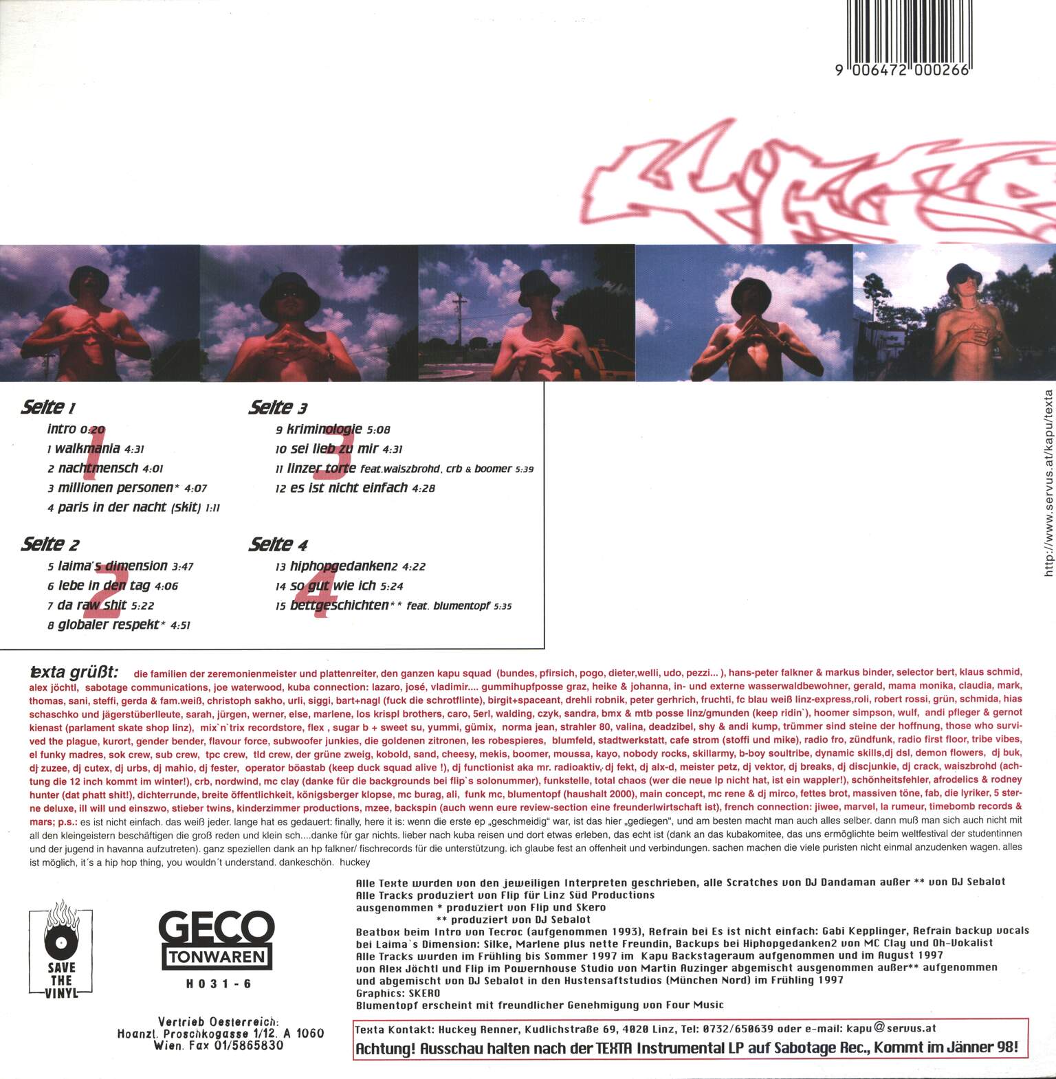 Texta: Gediegen, 2×LP (Vinyl)