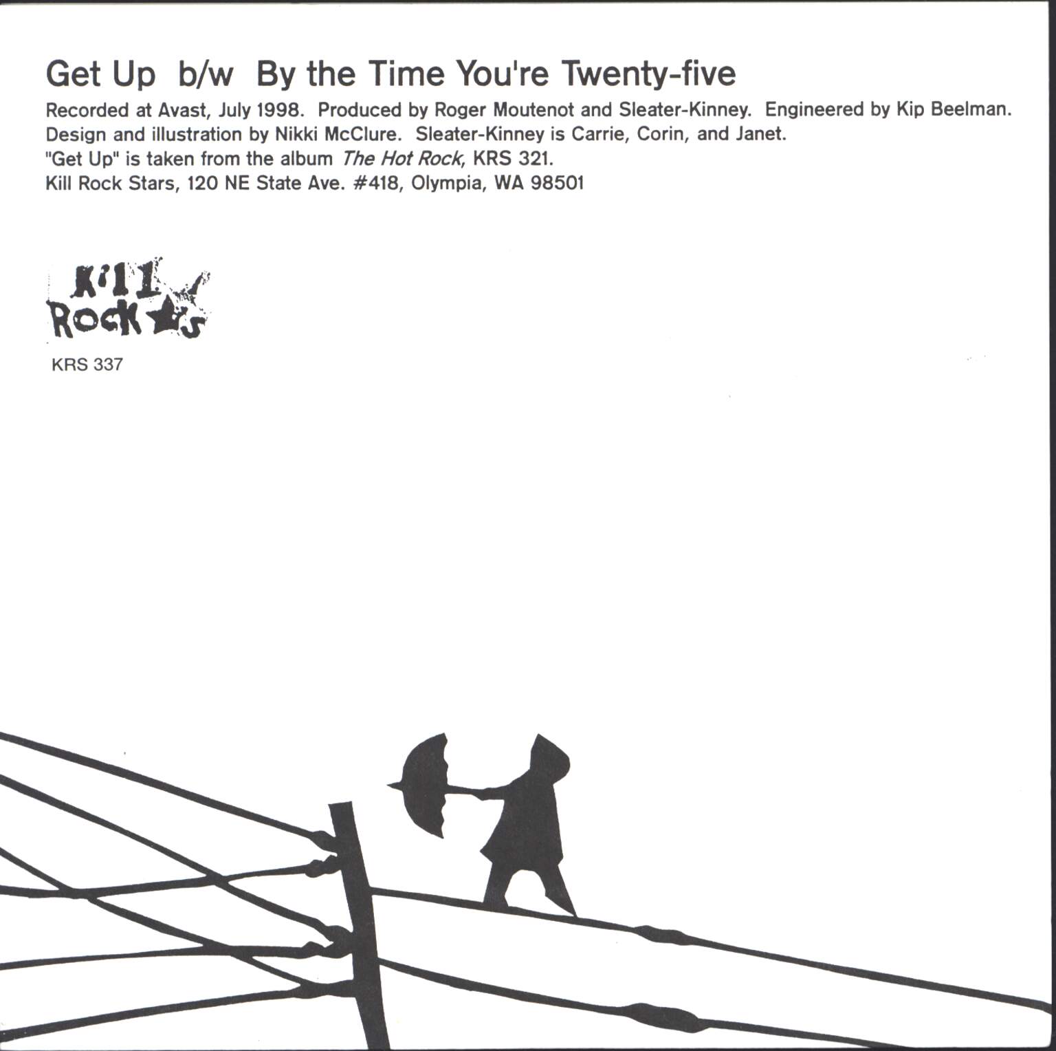 Sleater-Kinney: Get Up, 1×7" Single (Vinyl)