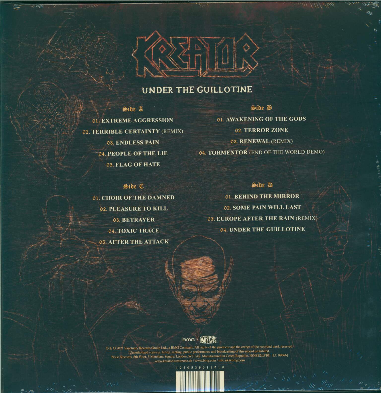 Kreator: Under The Guillotine - The Noise Anthology, 2×LP (Vinyl)