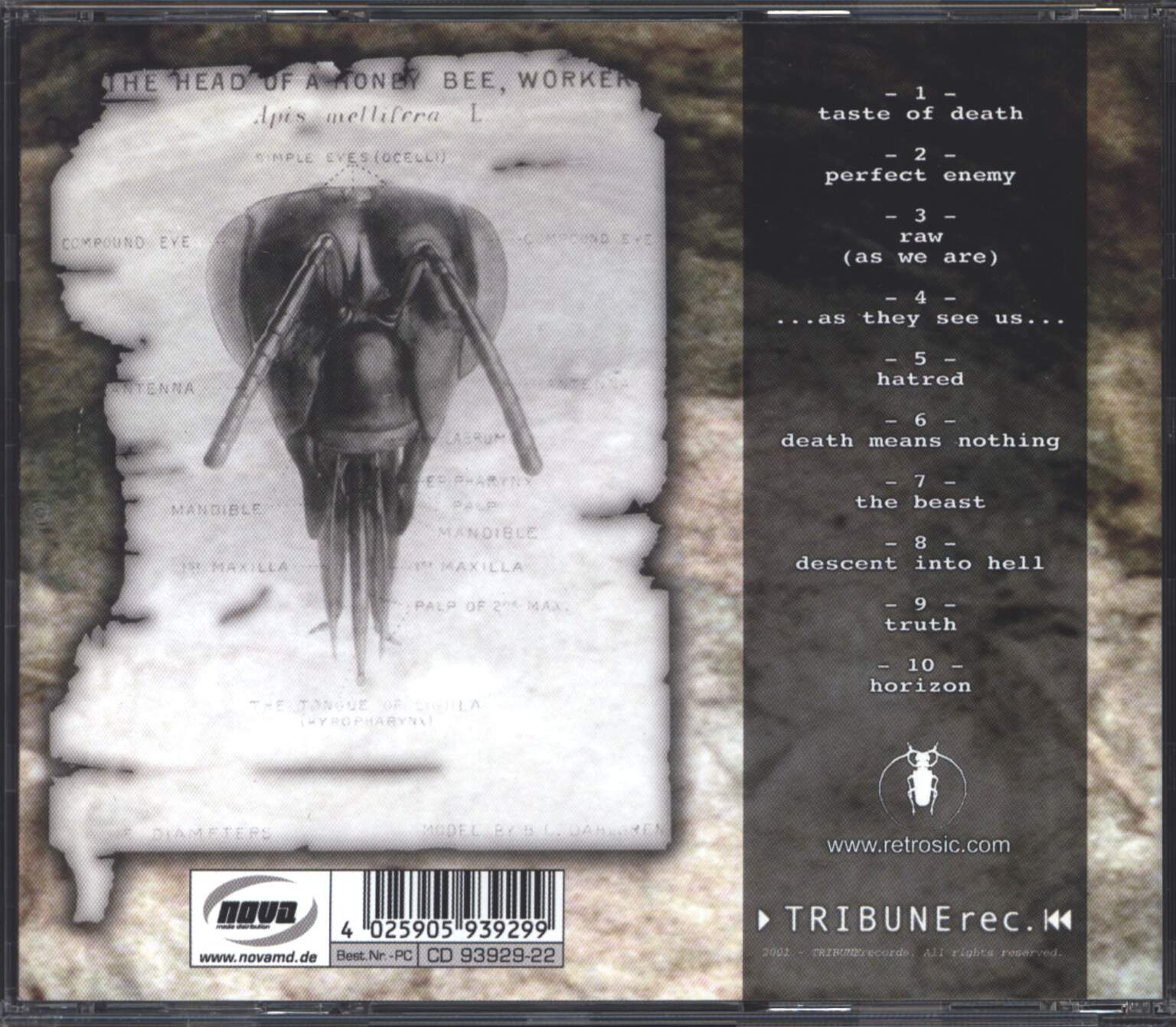 The Retrosic: Prophecy, 1×CD