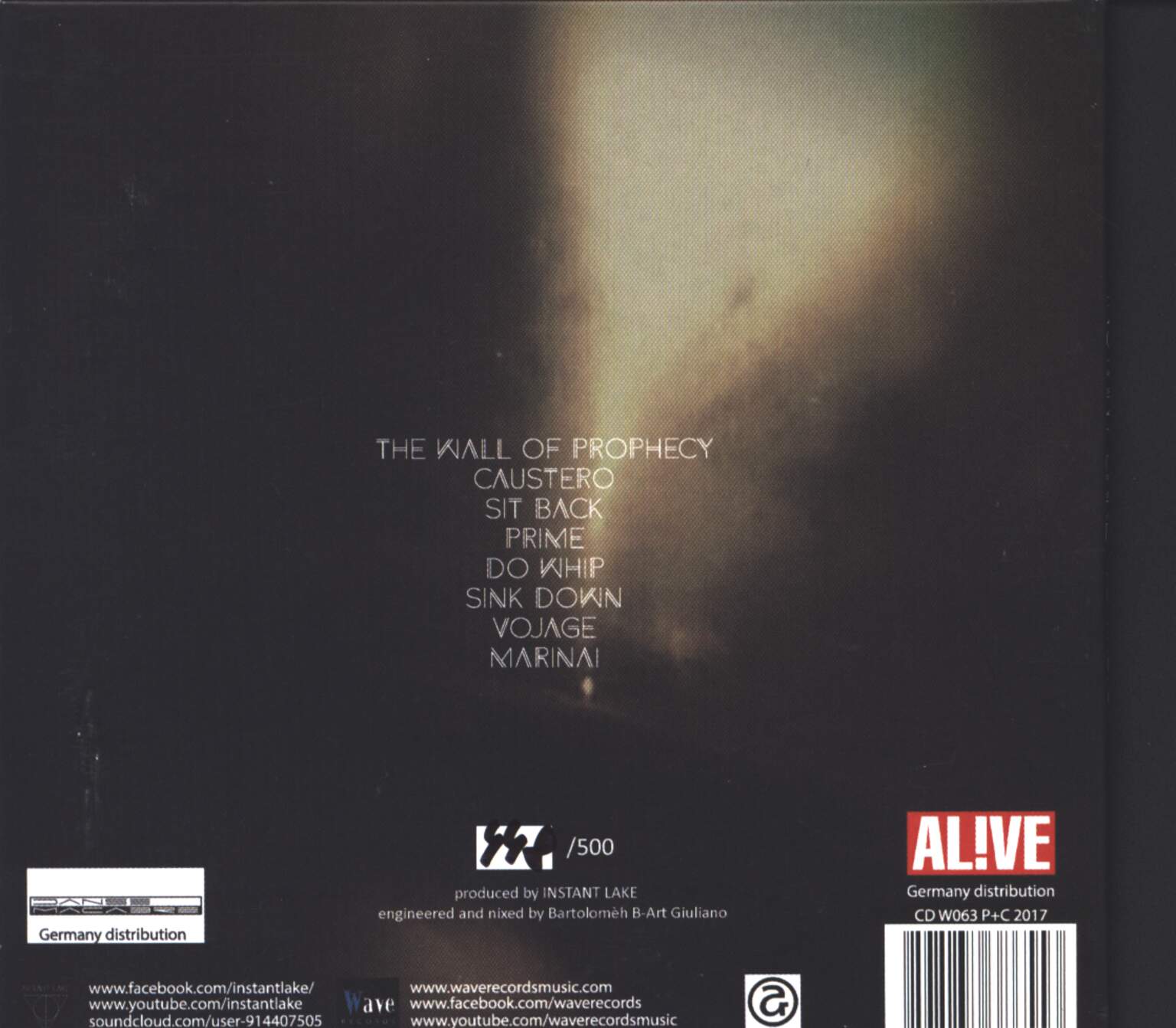 Instant Lake: Refractory, 1×CD