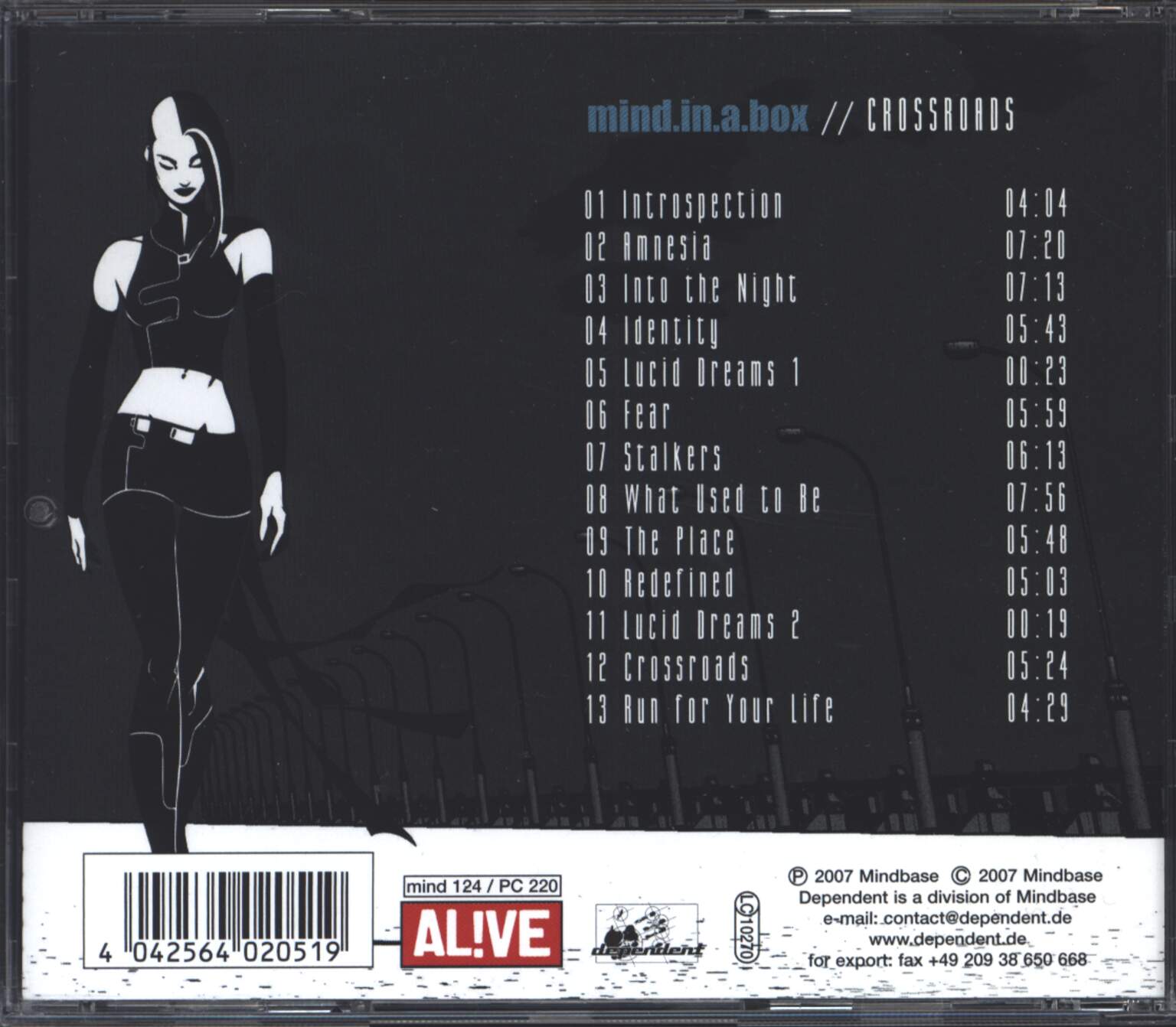 mind.in.a.box: Crossroads, 1×CD