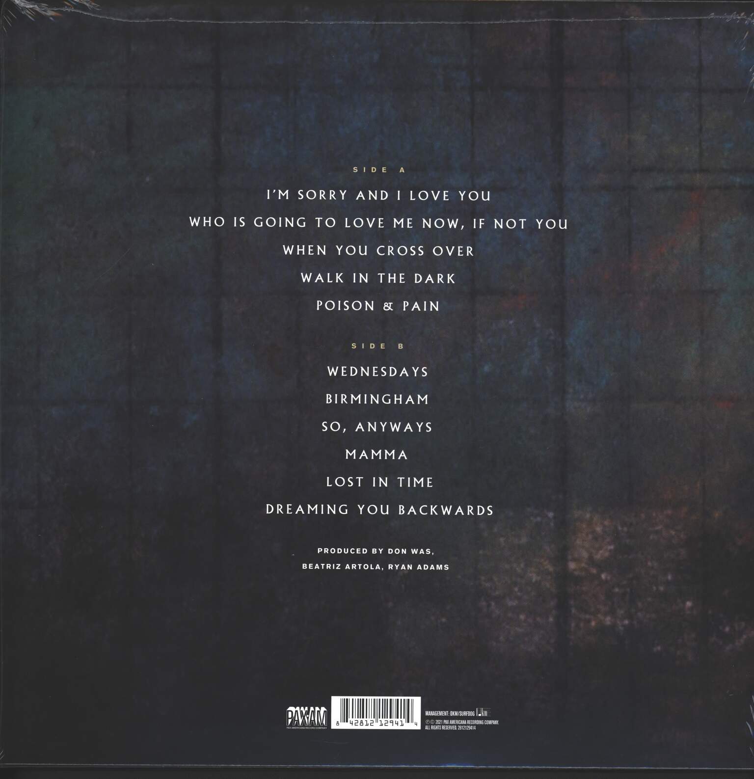Adams, Ryan: Wednesdays, 1×7" Single (Vinyl), 1×LP (Vinyl)