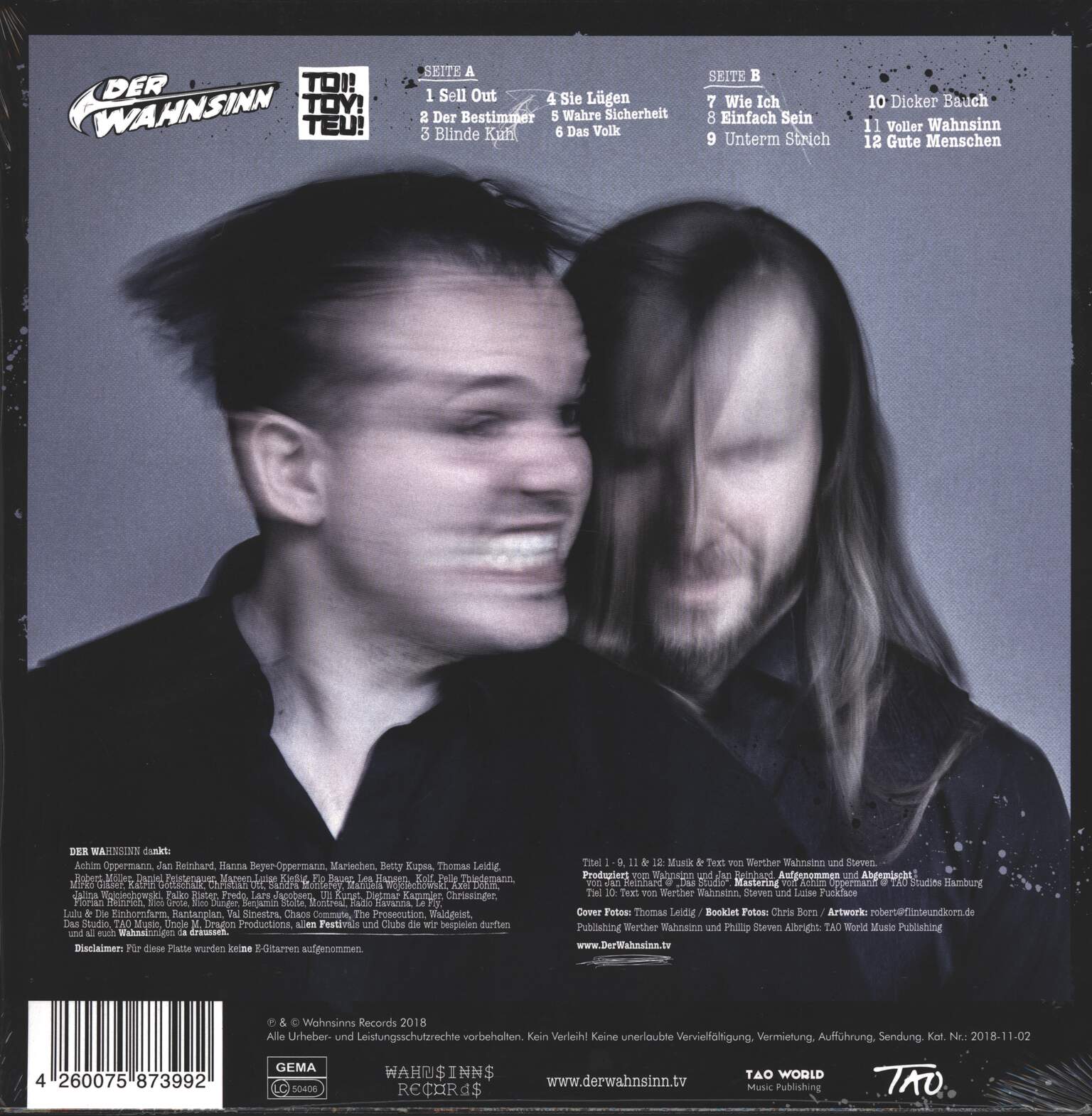 Der Wahnsinn: Toi! Toy! Teu!, 1×LP (Vinyl)