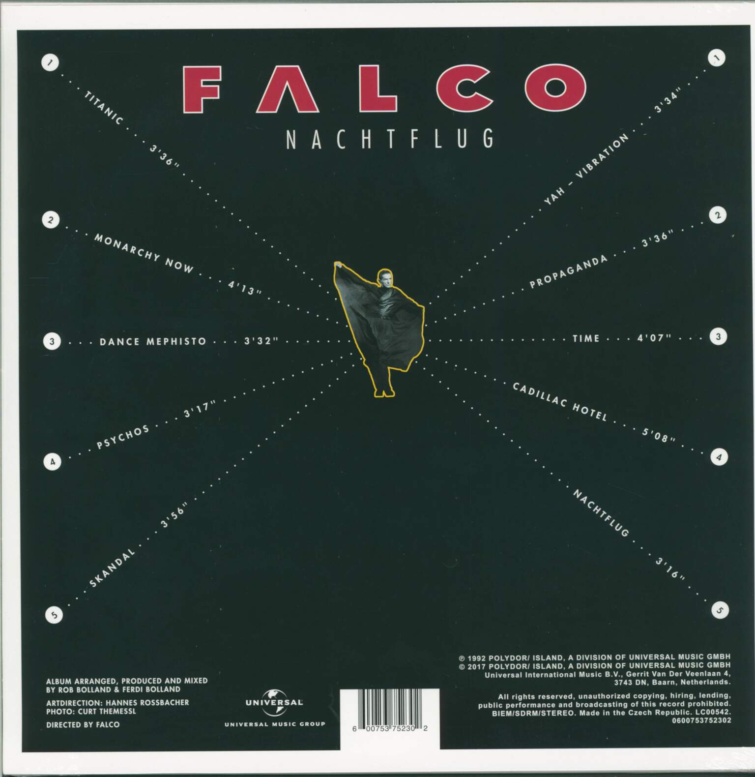 Falco: Nachtflug, 1×LP (Vinyl)