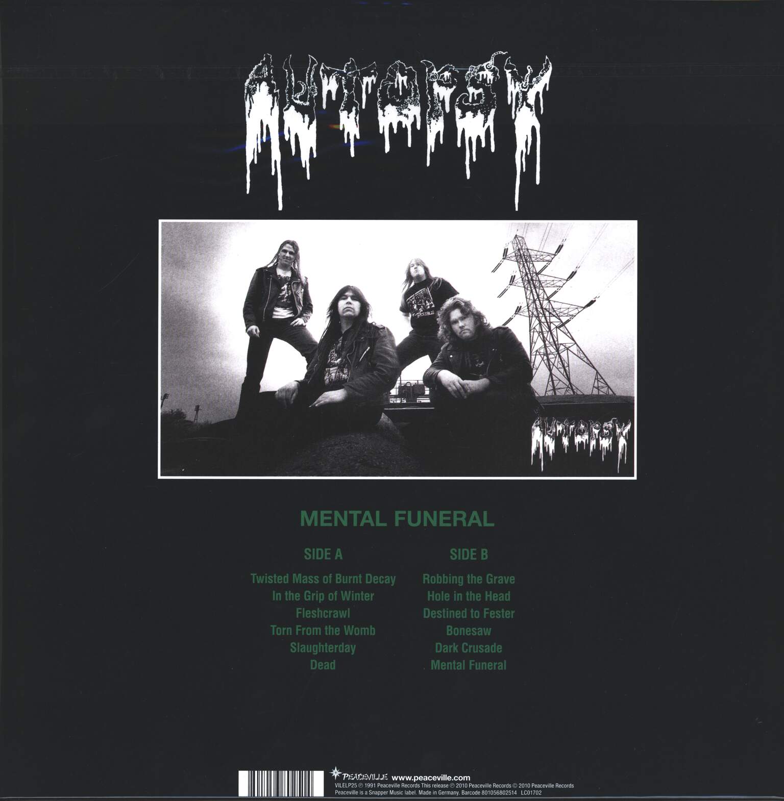 Autopsy: Mental Funeral, 1×LP (Vinyl)