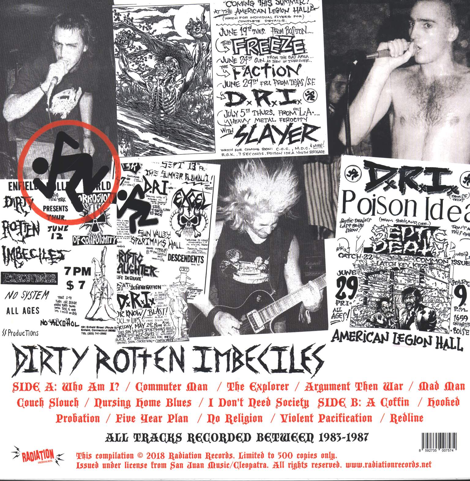 Dirty Rotten Imbeciles: Violent Pacification And More Rotten Hits 1983-1987, 1×LP (Vinyl)