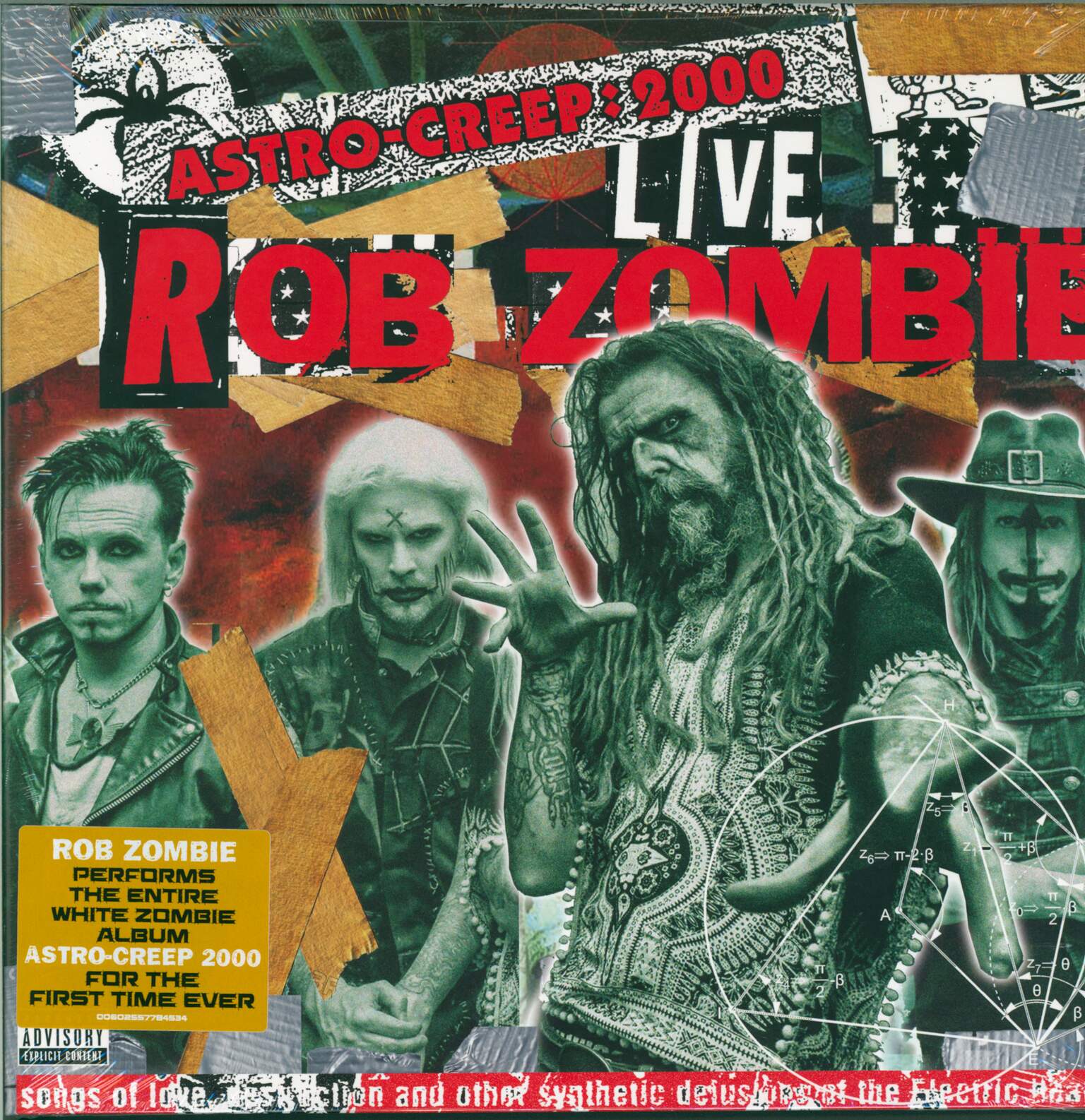 Rob Zombie: Astro-Creep: 2000 Live (Songs Of Love, Destruction And Other Synthetic Delusions Of The Electric Head), 1×LP (Vinyl)