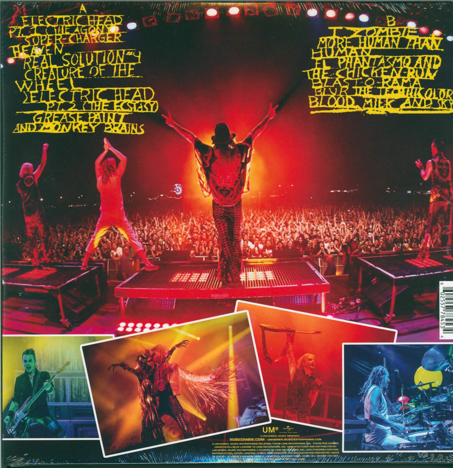 Rob Zombie: Astro-Creep: 2000 Live (Songs Of Love, Destruction And Other Synthetic Delusions Of The Electric Head), 1×LP (Vinyl)