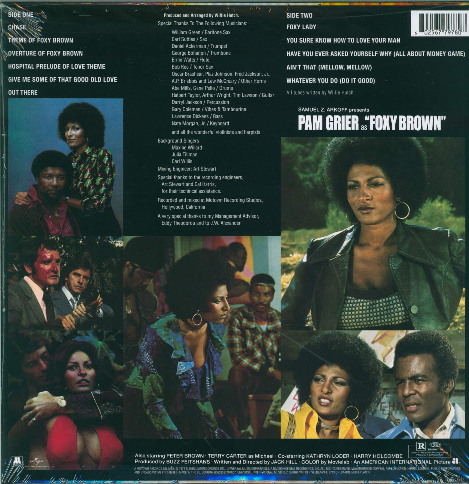 Willie Hutch: Foxy Brown (Original Soundtrack From American International Pictures'), 1×LP (Vinyl)