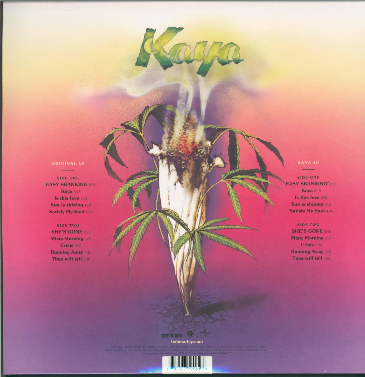 Bob Marley & The Wailers: Kaya, 2×LP (Vinyl)
