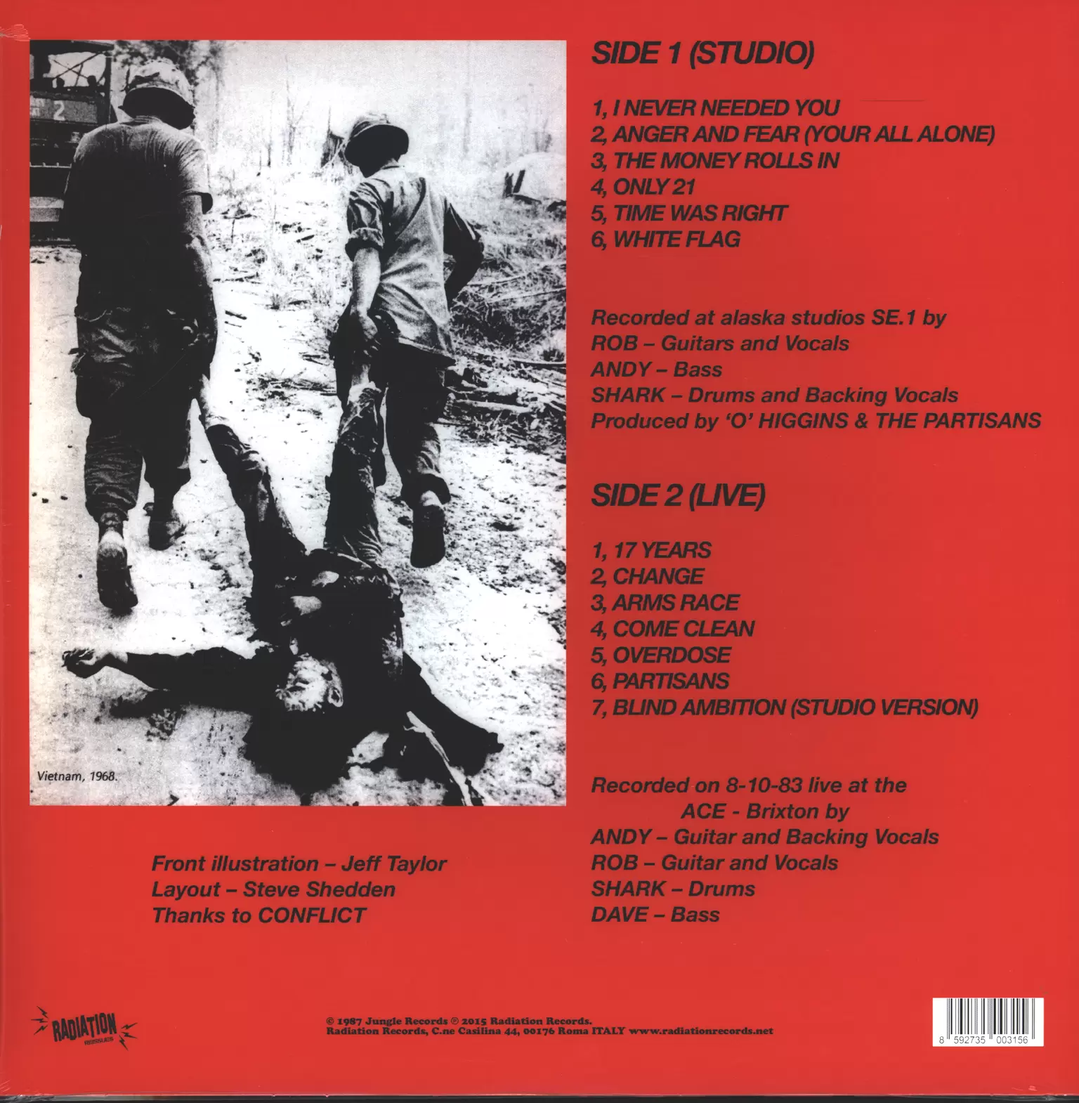 The Partisans: The Time Was Right, 1×LP (Vinyl)
