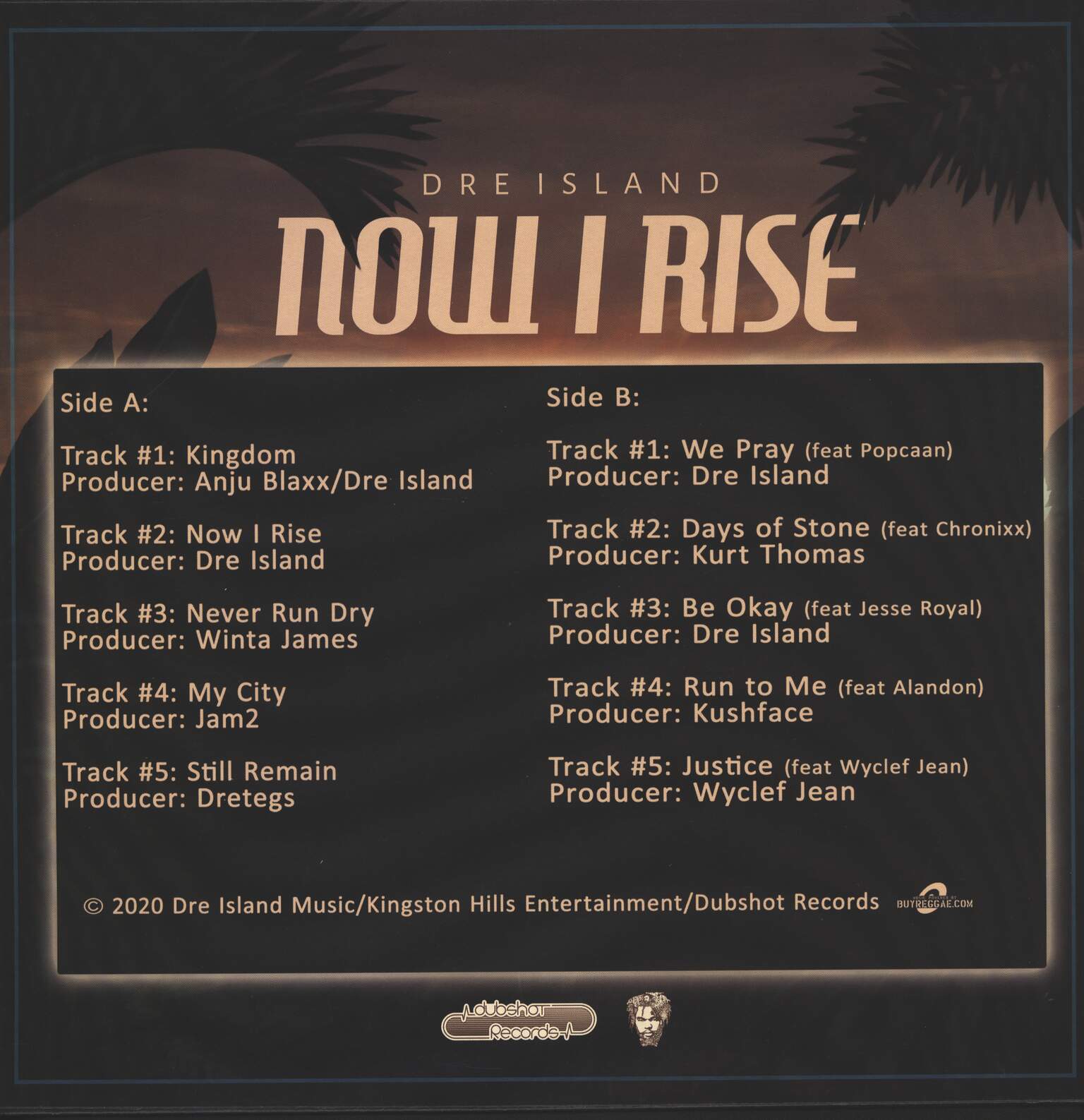 Dre Island: Now I Rise, 1×LP (Vinyl)