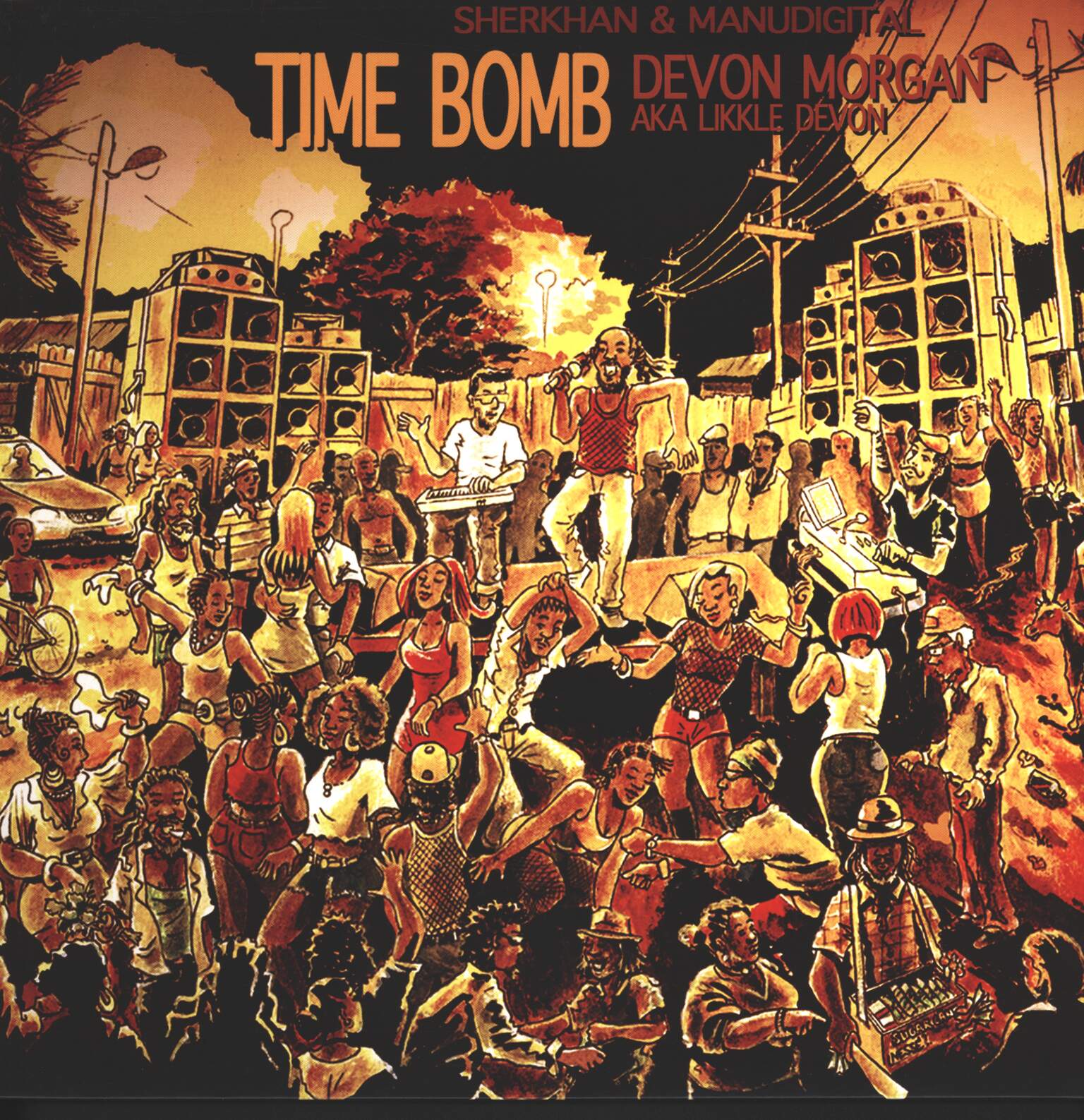 Sherkhan: Time Bomb, 1×12" Maxi Single (Vinyl)