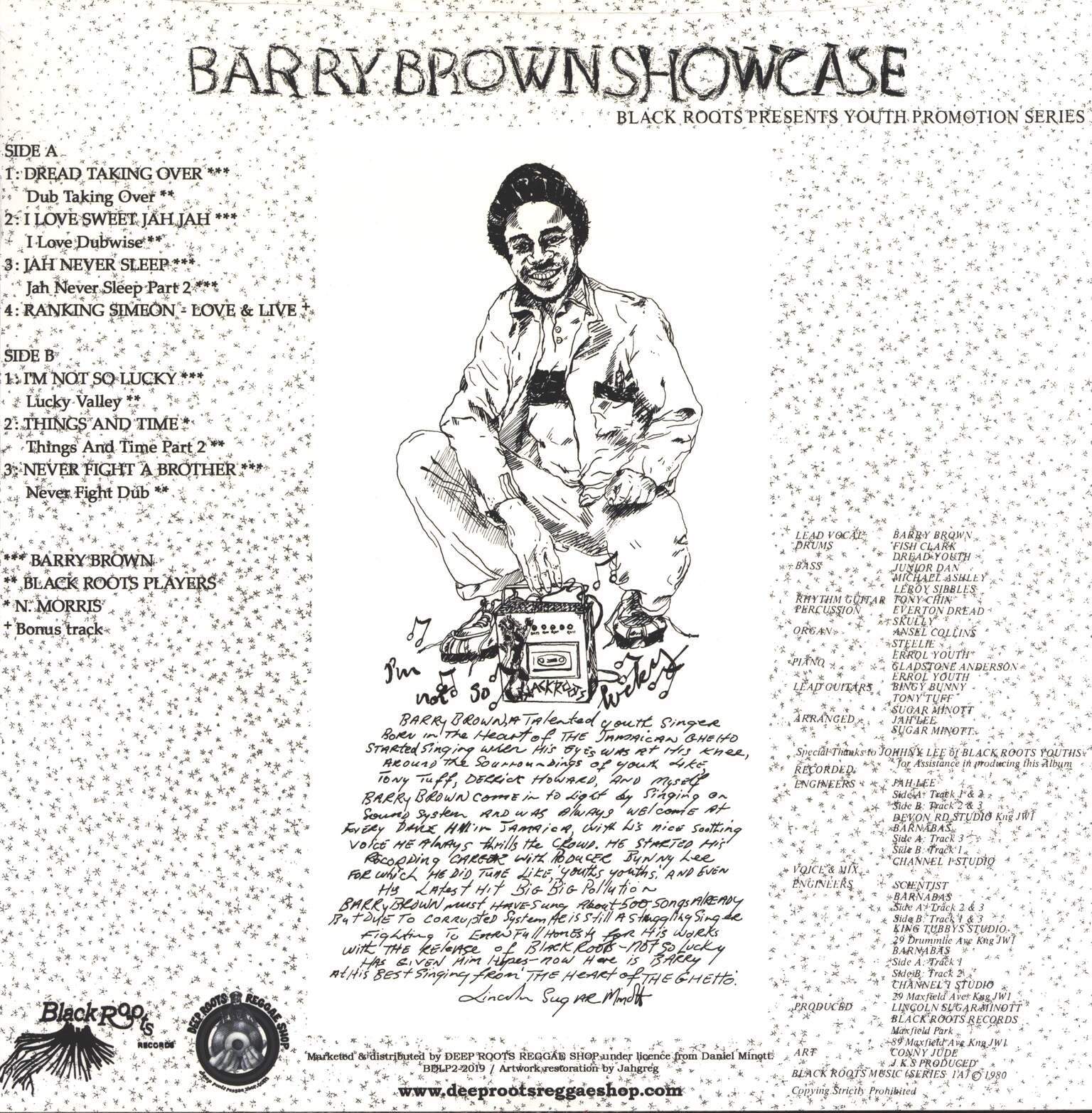Barry Brown: I'm Not So Lucky (Showcase), 1×LP (Vinyl)