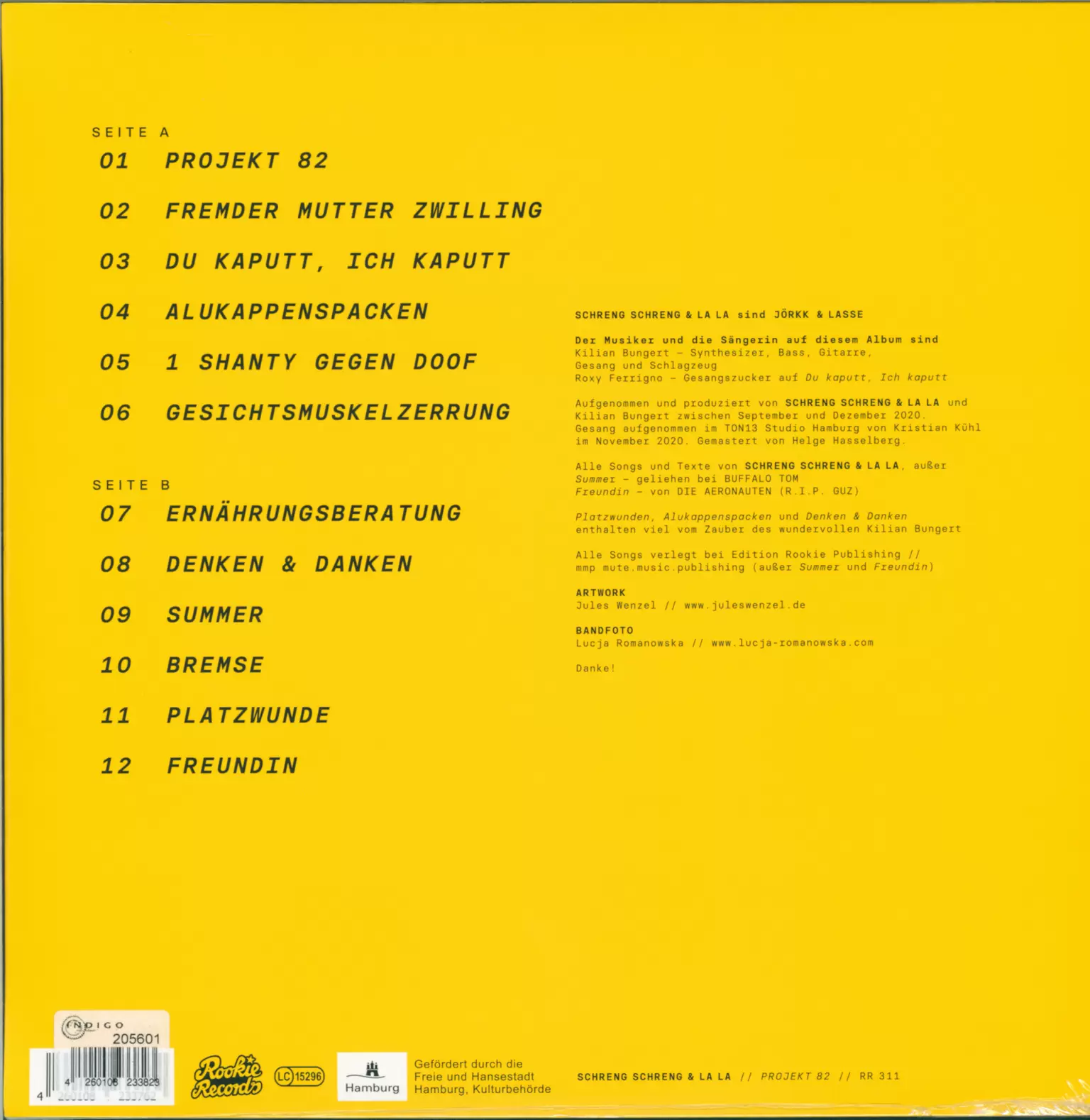 Schreng Schreng & La La: Projekt 82, 1×LP (Vinyl)