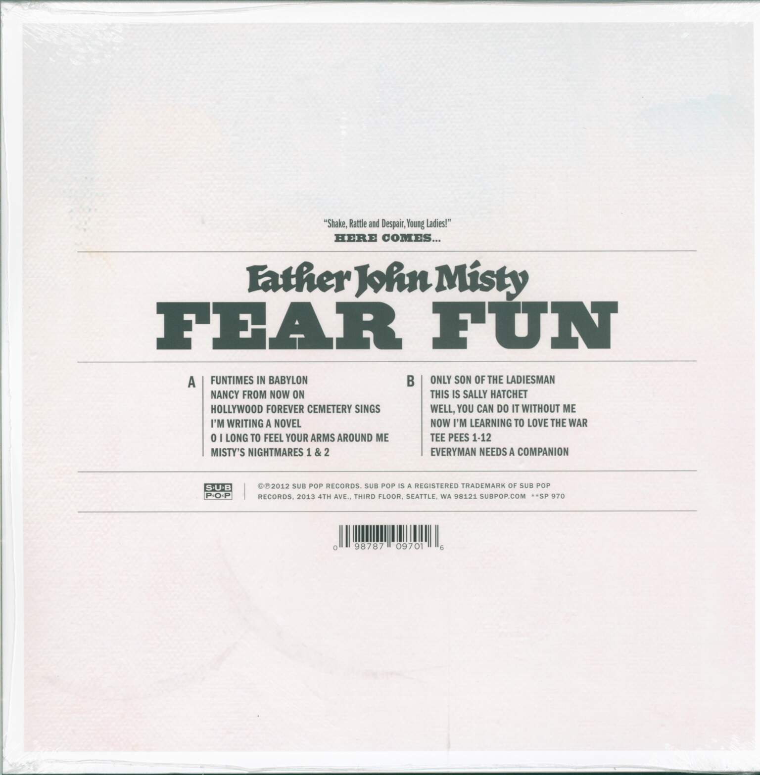 Father John Misty: Fear Fun, 1×LP (Vinyl)