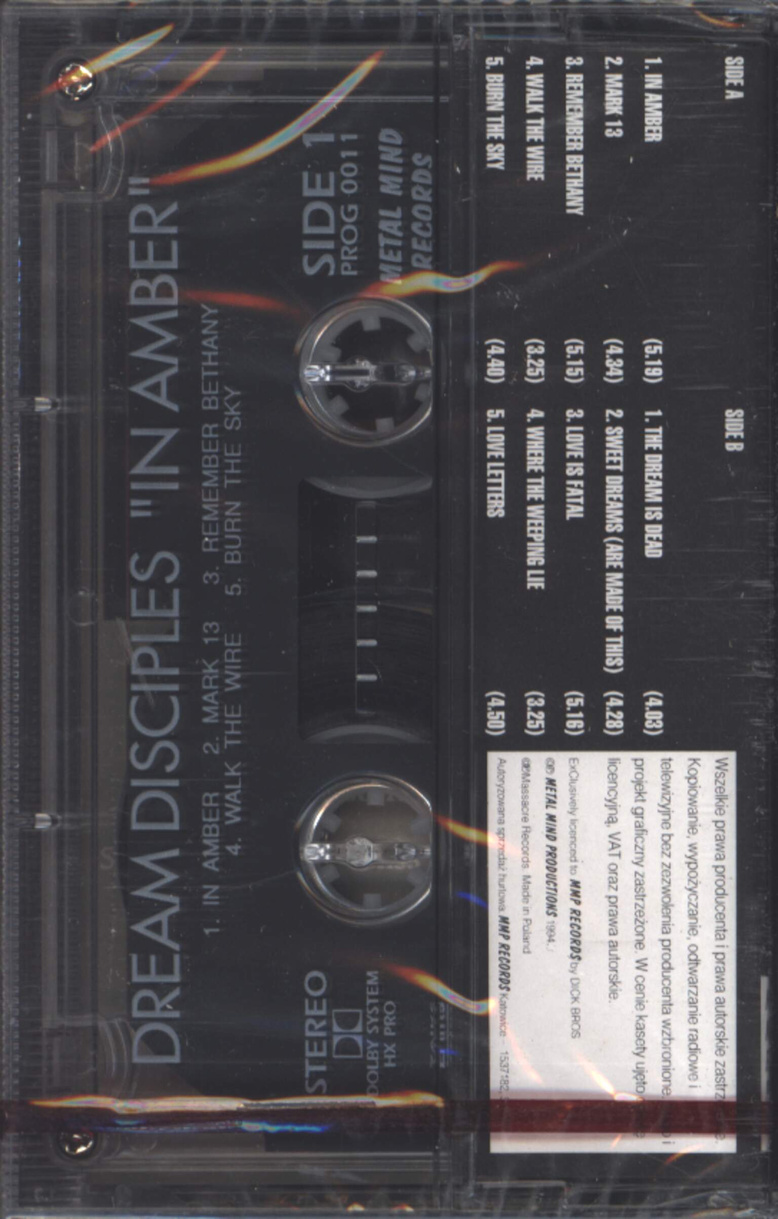 The Dream Disciples: In Amber, 1×Tape