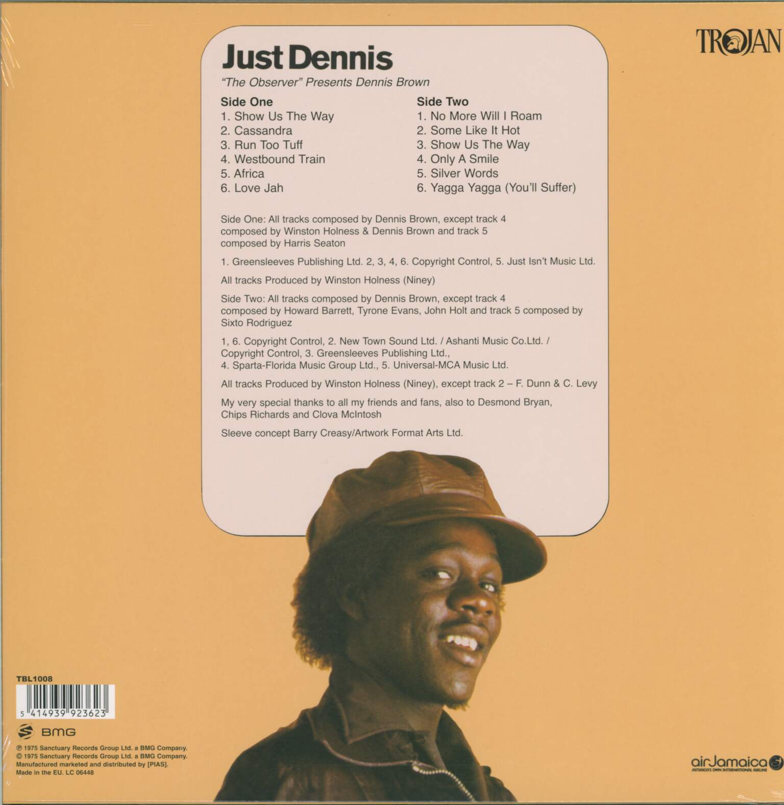 Dennis Brown: Just Dennis, 1×LP (Vinyl)