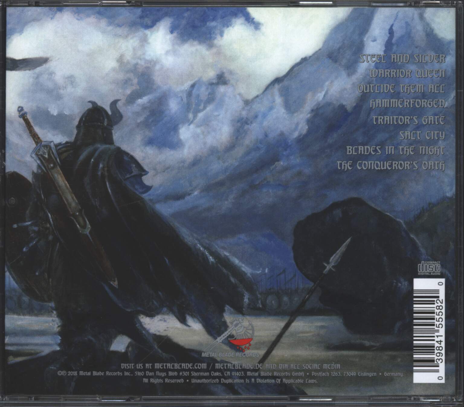 Visigoth: Conqueror's Oath, 1×CD
