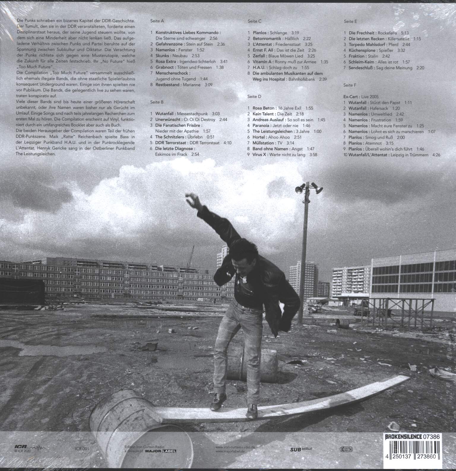 Various: Too Much Future Punkrock GDR 1980-1989, 3×LP (Vinyl)