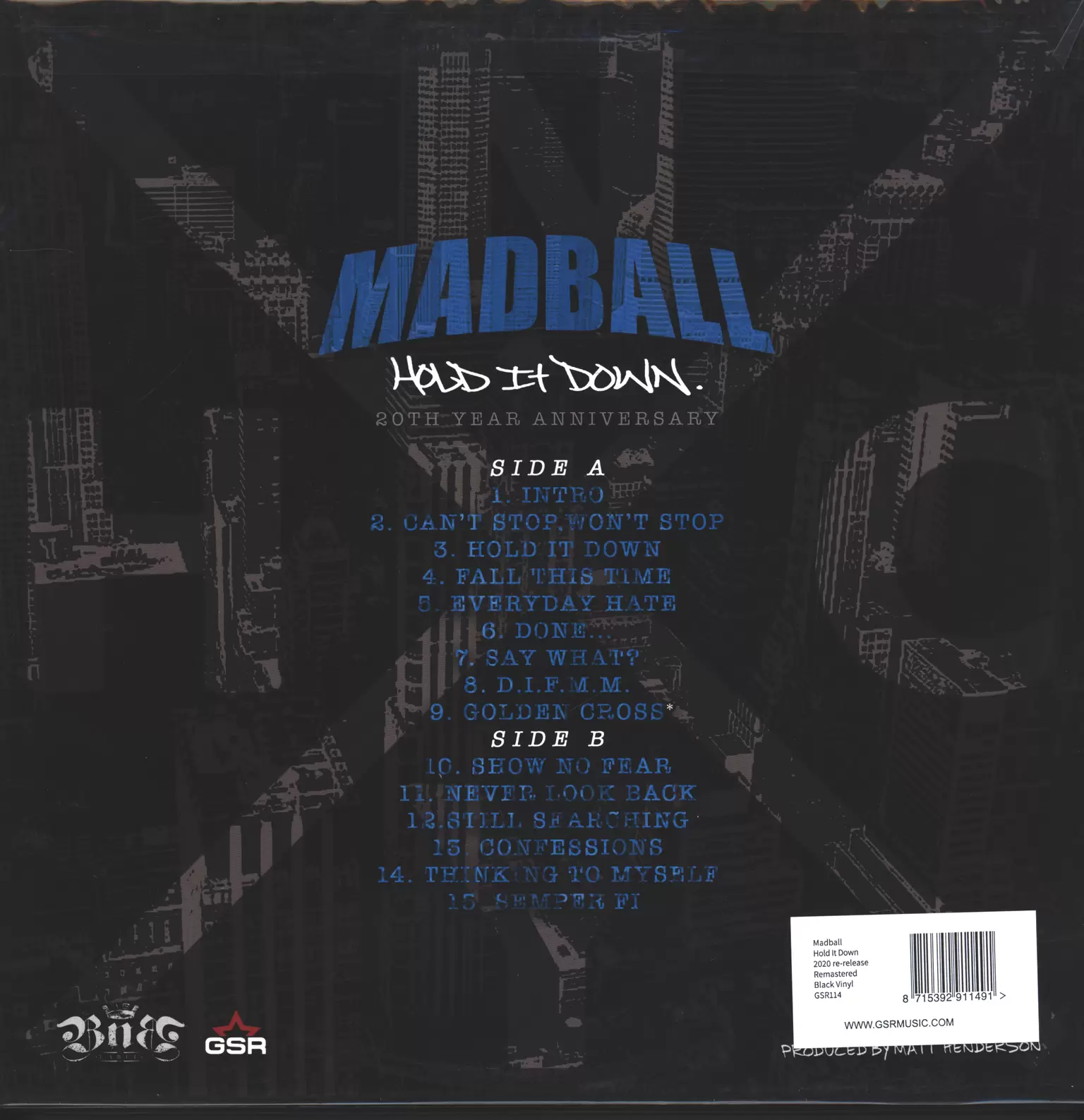 Madball: Hold It Down, 1×LP (Vinyl)