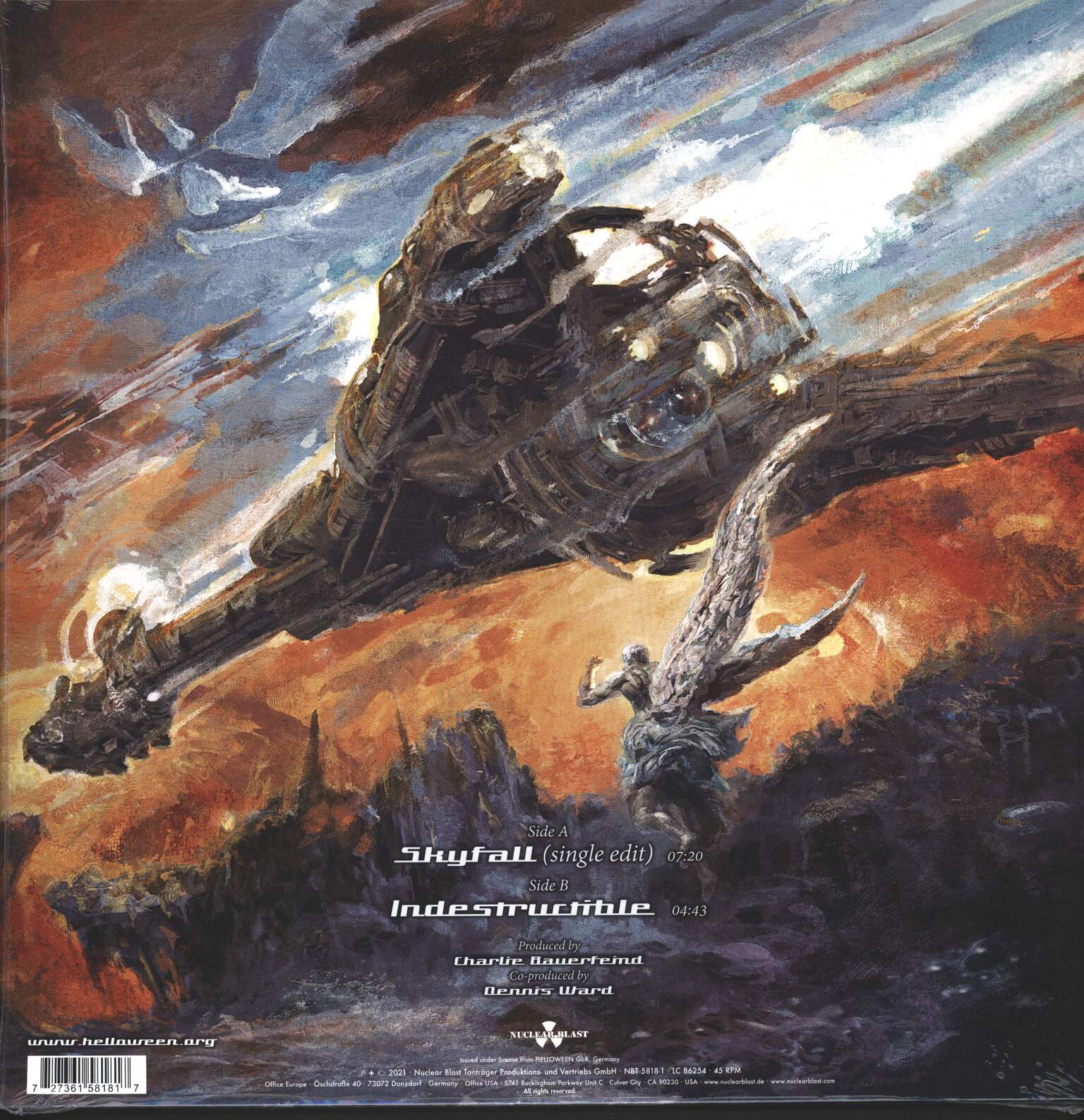 Helloween: Skyfall, 1×12" Maxi Single (Vinyl)