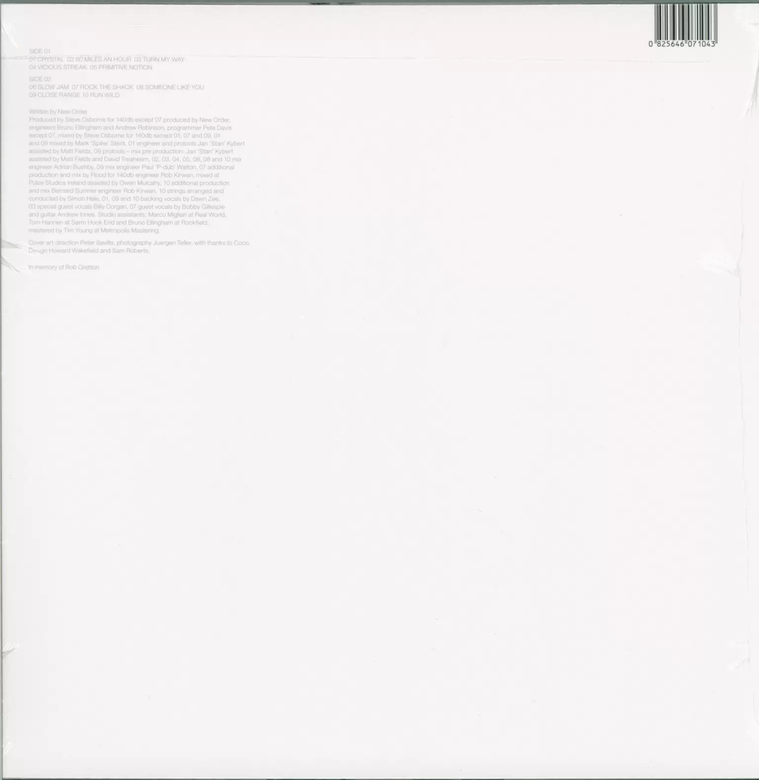 New Order: Get Ready, 1×LP (Vinyl)