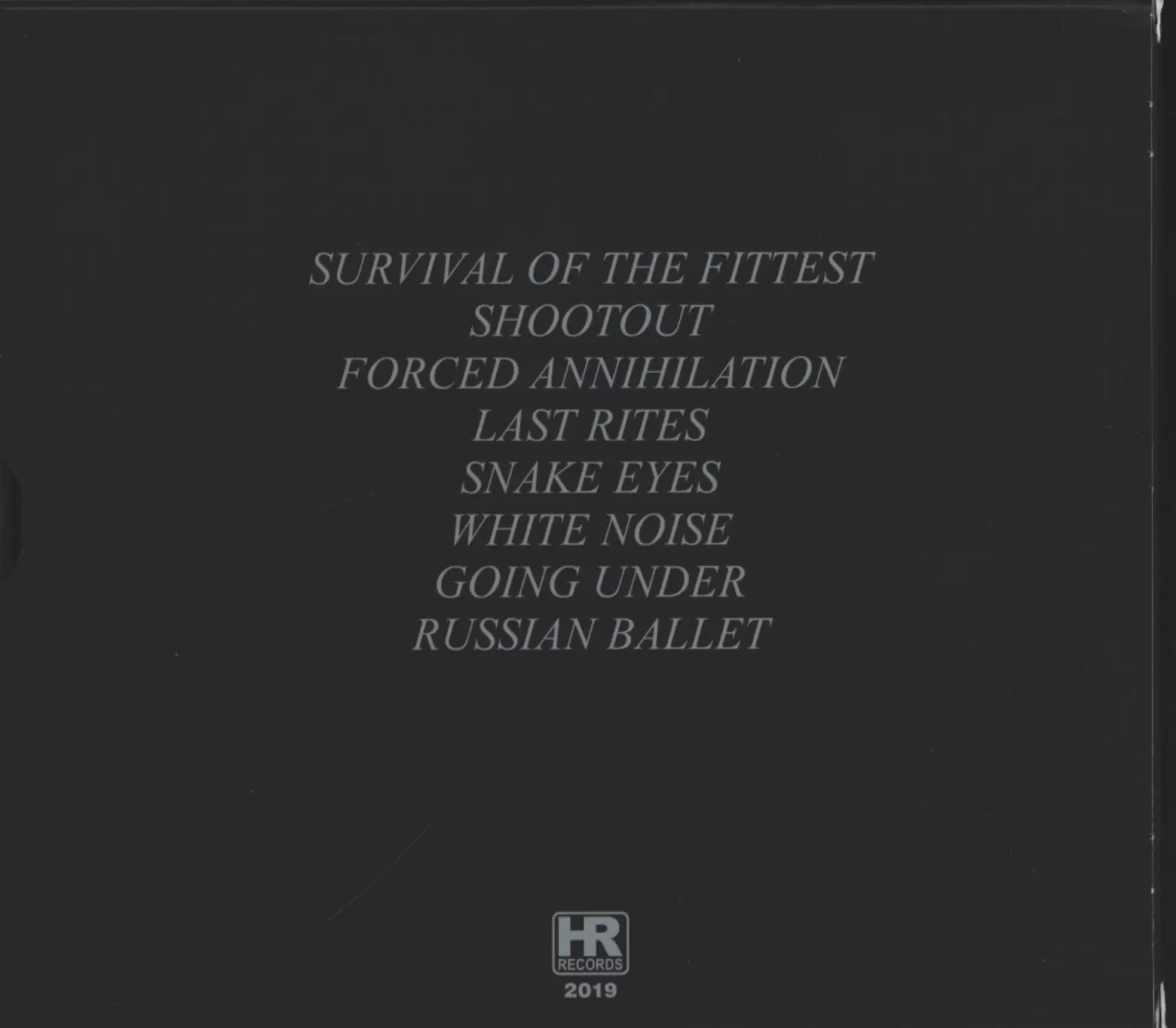 Razor: Custom Killing, 1×CD
