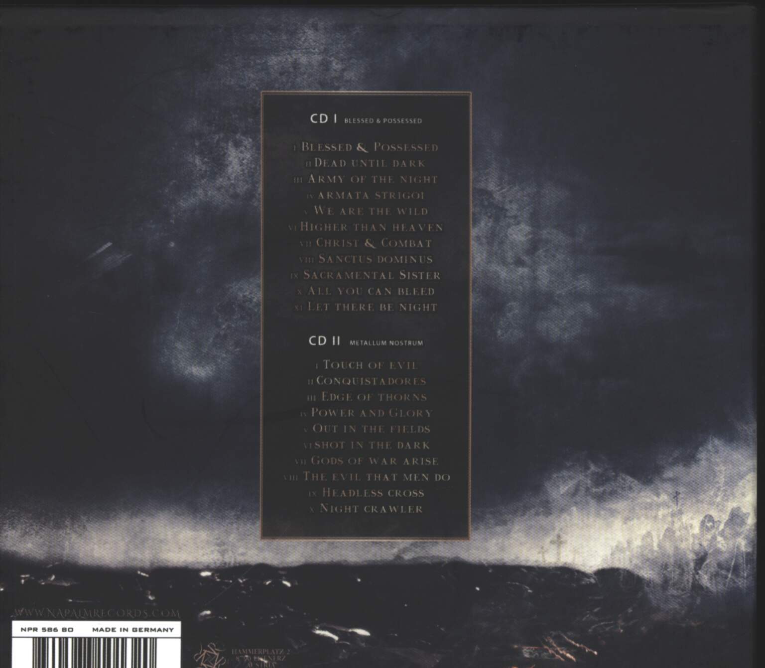 Powerwolf: Blessed & Possessed, 2×CD
