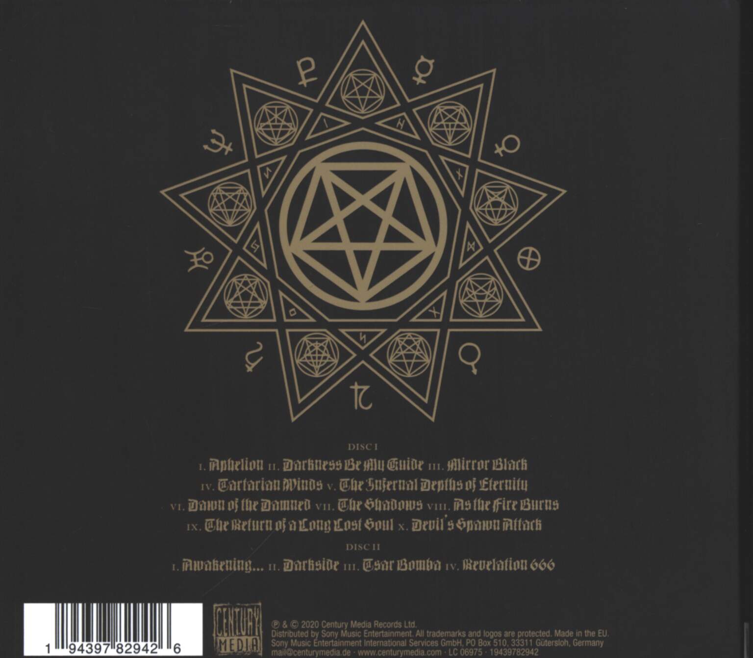 Necrophobic: Dawn Of The Damned, 2×CD