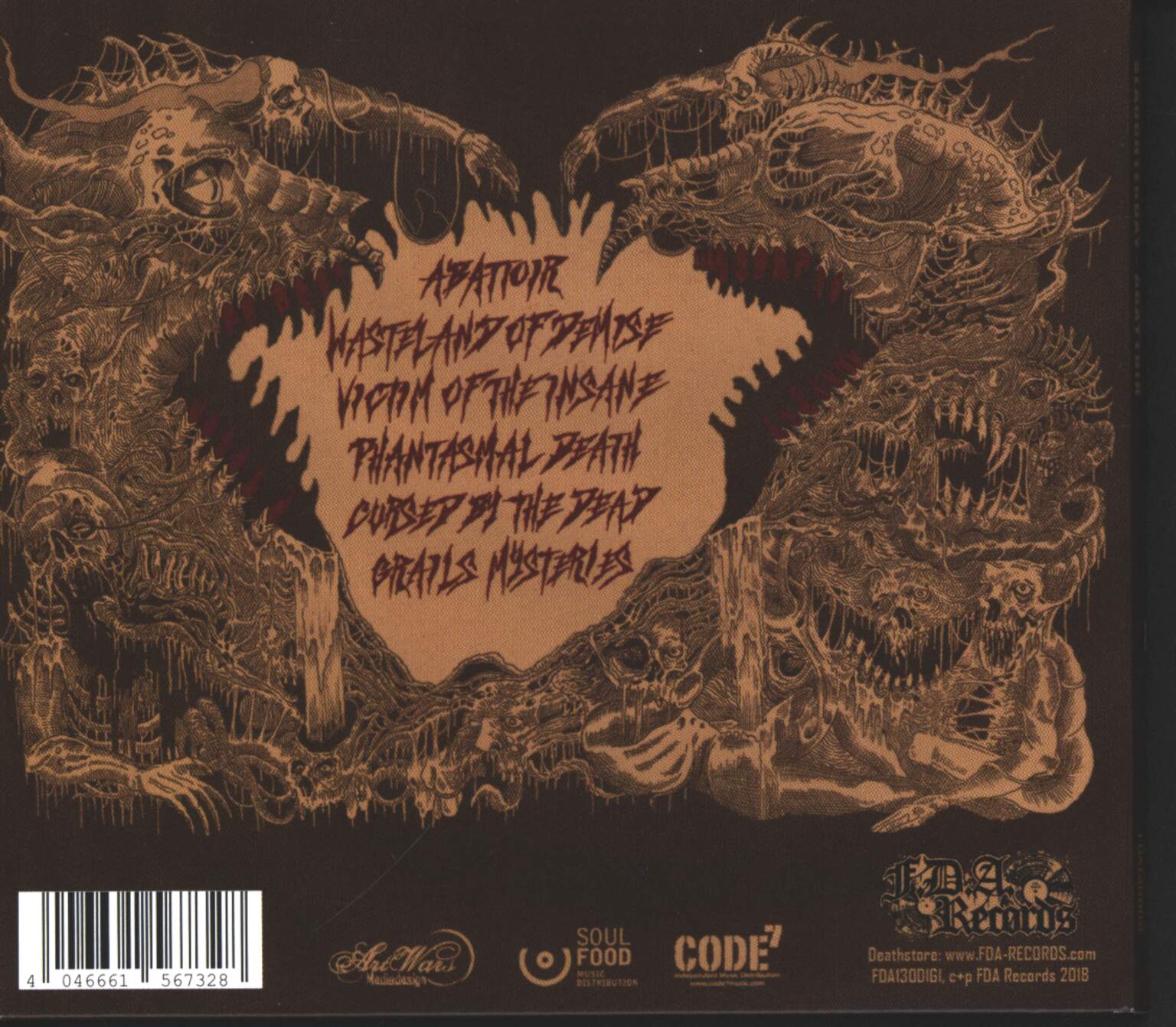 Slaughterday: Abattoir, 1×CD
