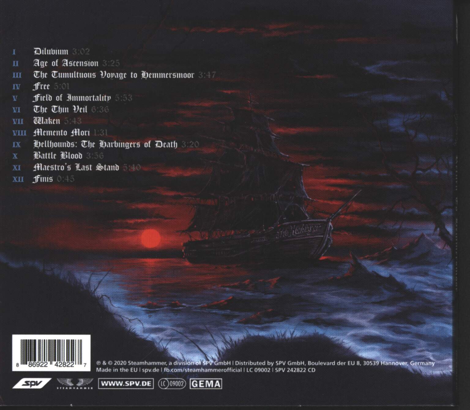 Them: Return To Hemmersmoor, 1×CD